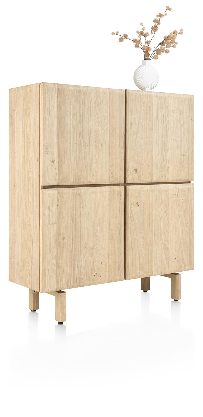 Highboard, Eichenfurnier Natur - Azulo