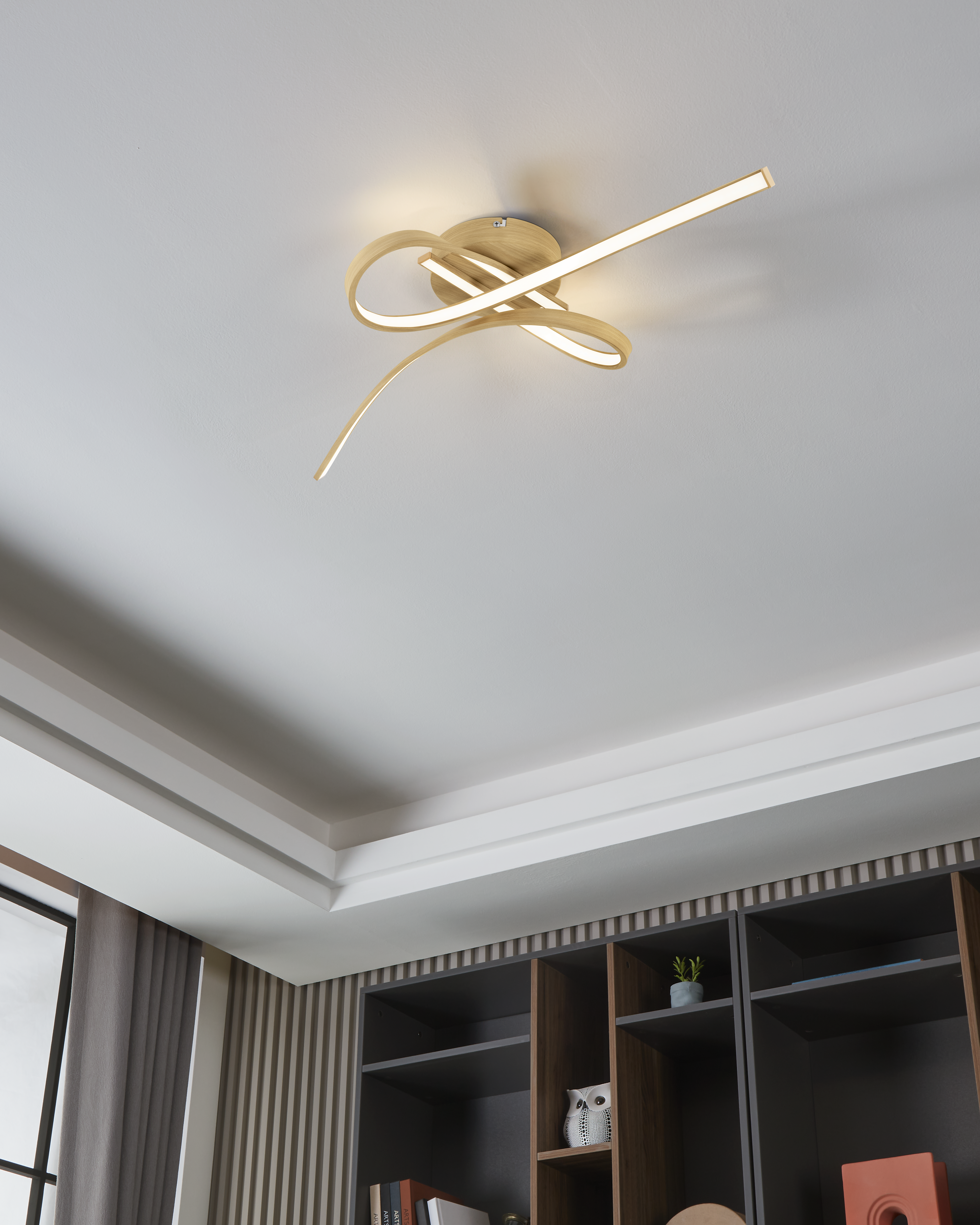 Deckenleuchte SELVINA 2 - 1 flg., hellbraun