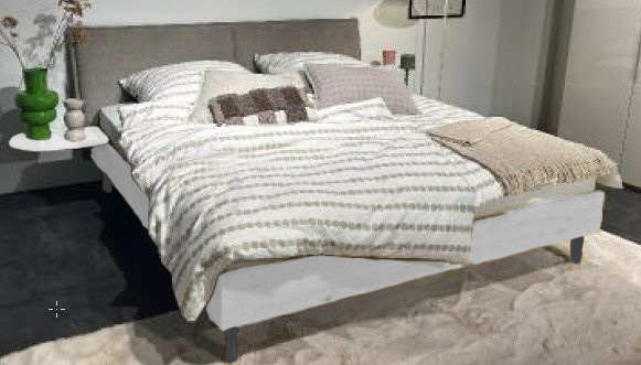 Bett mit Polsterkopfteil, LF 180x200 cm - LS26 Cicala