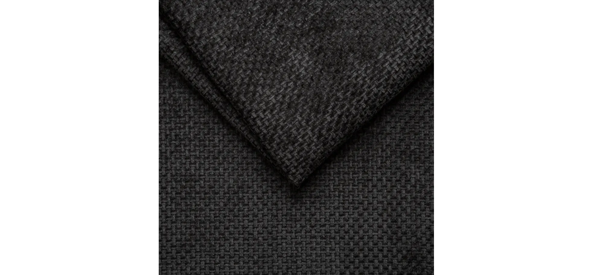 Polsterbettrahmen, Stoff black, 180x200 cm - Eleine