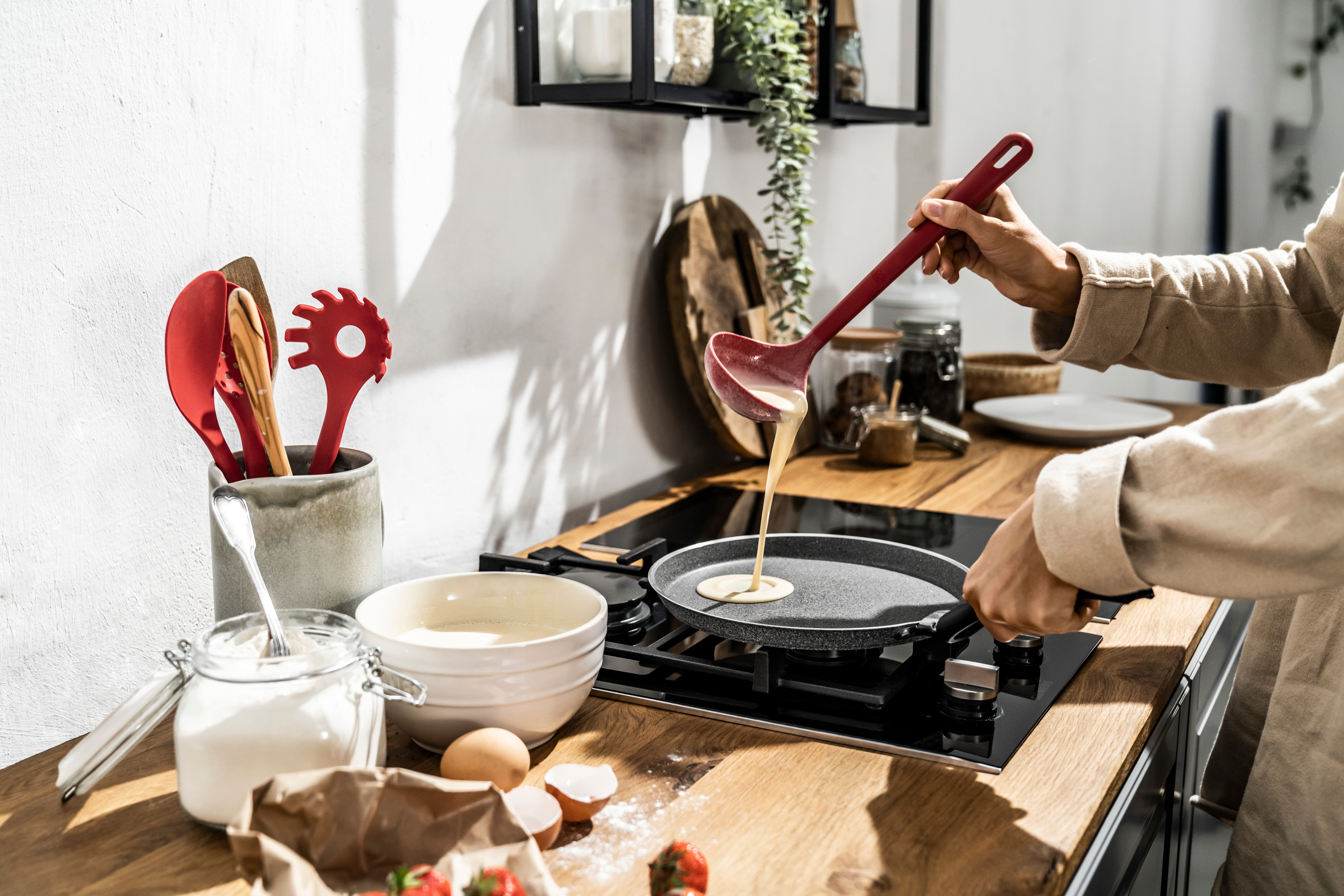 Wokwender Rosso 31 cm, Silikon - Ballarini