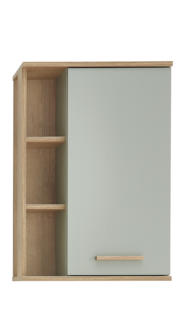 Wandschrank, Salbei/Eiche, 1 Tür - QUICKSET - 963