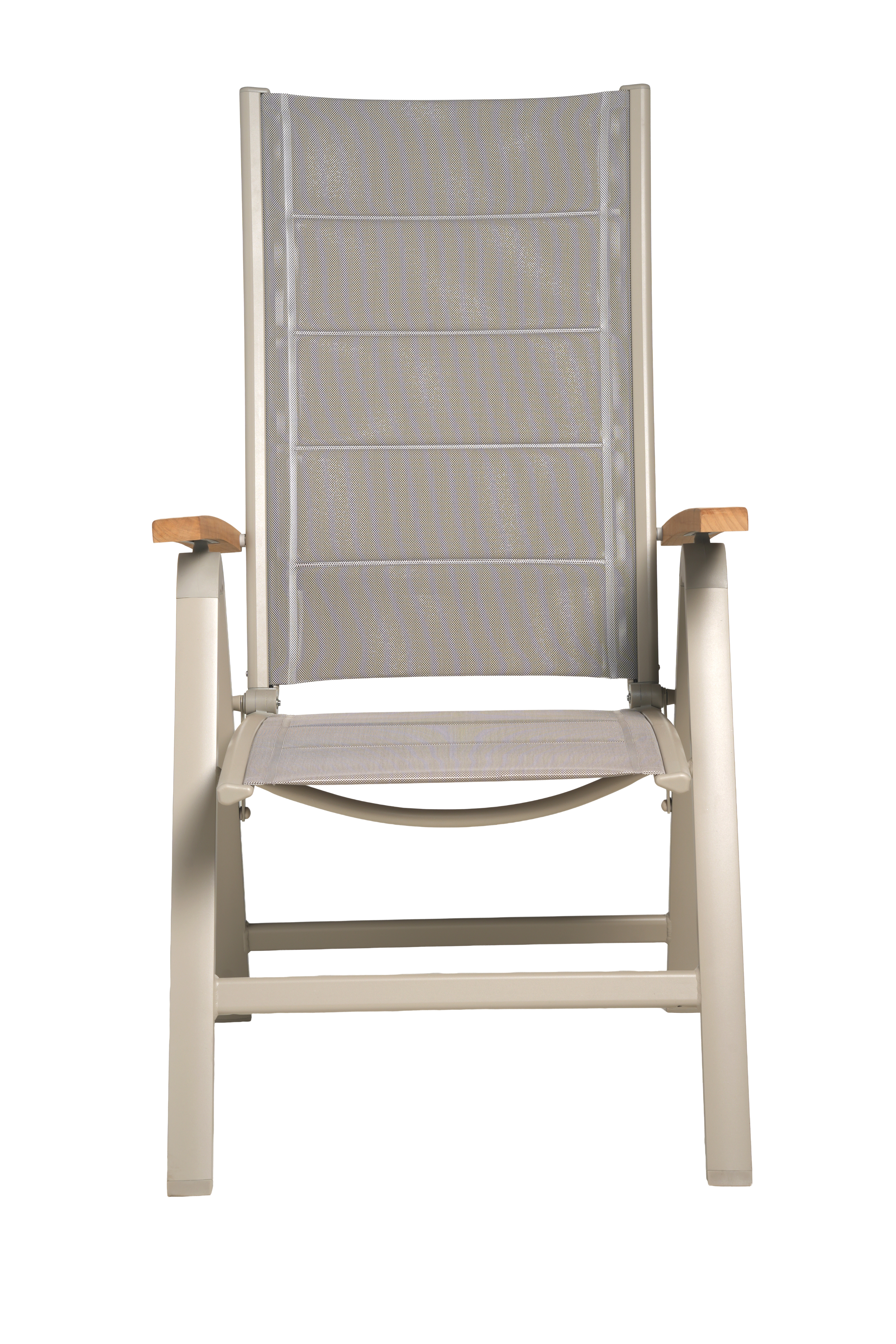 Klappsessel, Aluminium und Teak  - Unicamo