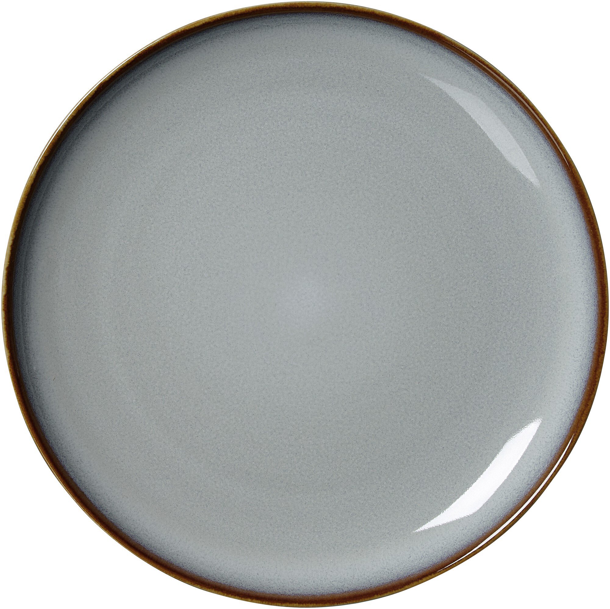 Frühstücksteller Portofino - steinzeug, grau, 20,5cm