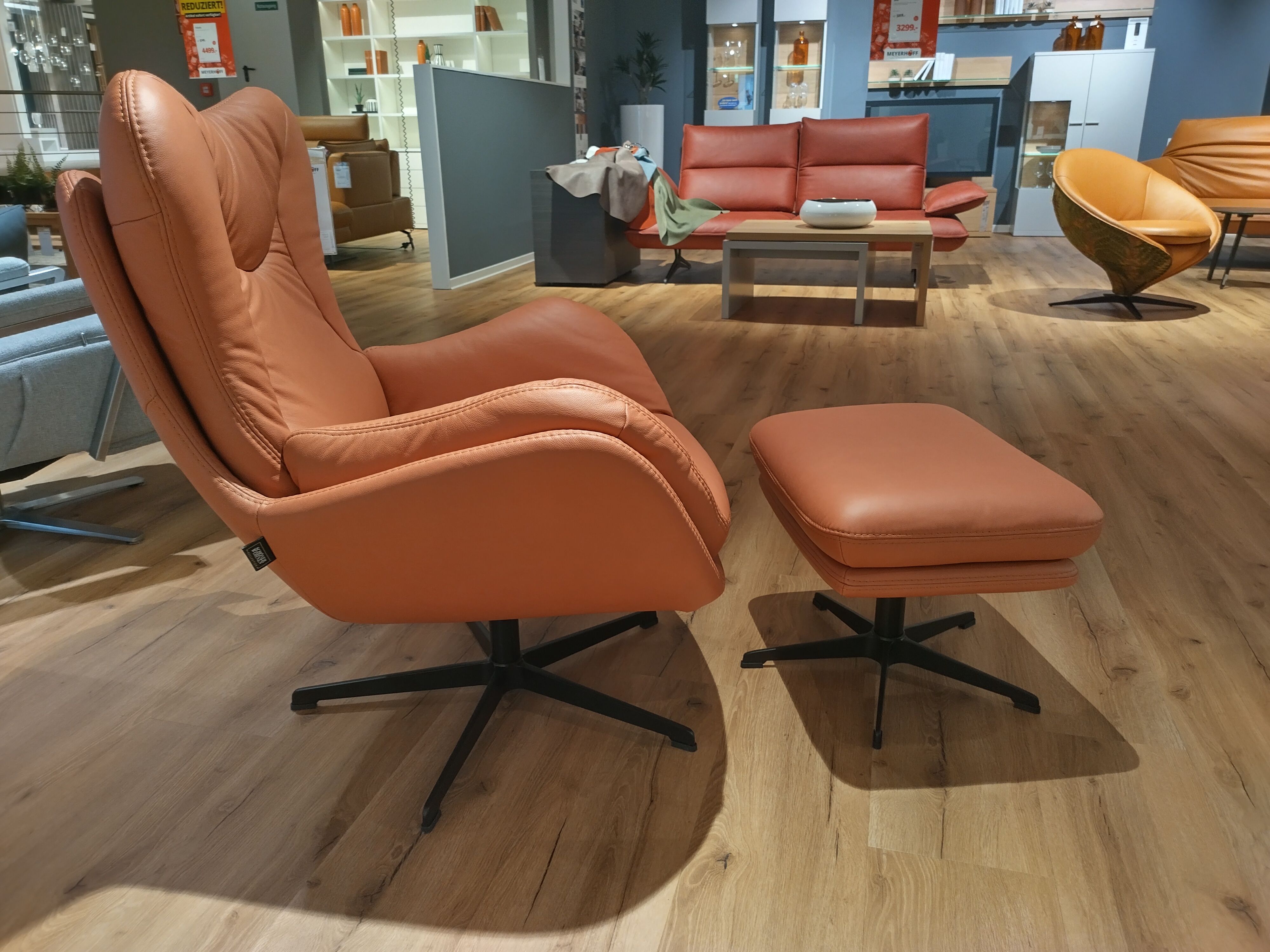 Einzelsessel, apricot - SW Kiko