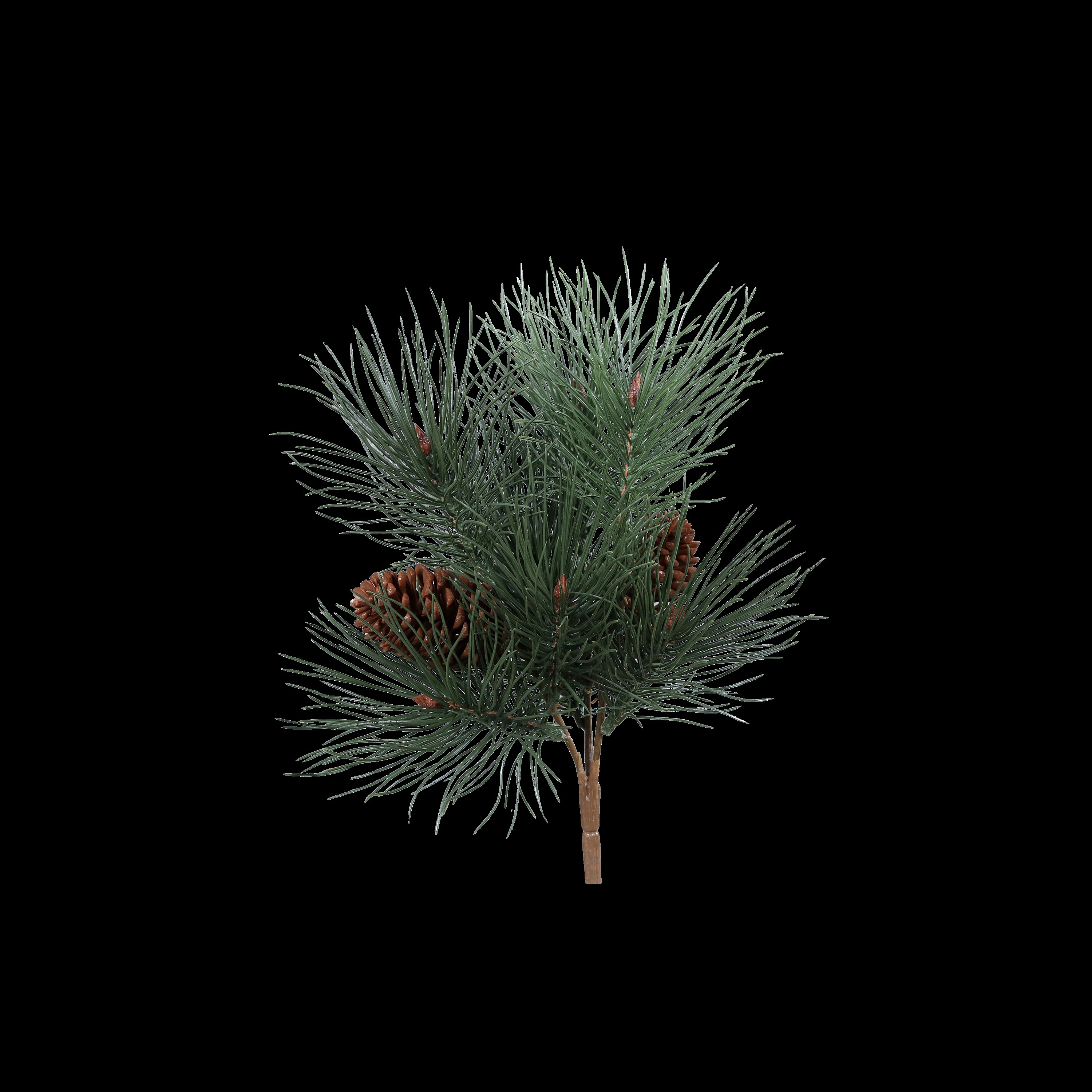 Deko-Kiefernpick m. Zapfen - Grün, Braun, Höhe ca. 40cm