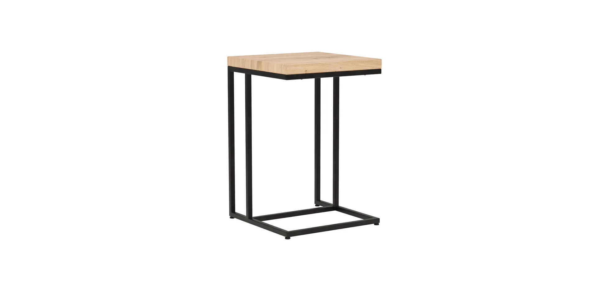 Beistelltisch Farmingdale - LBH ca. 45x45x67 cm, Eiche massiv, legno
