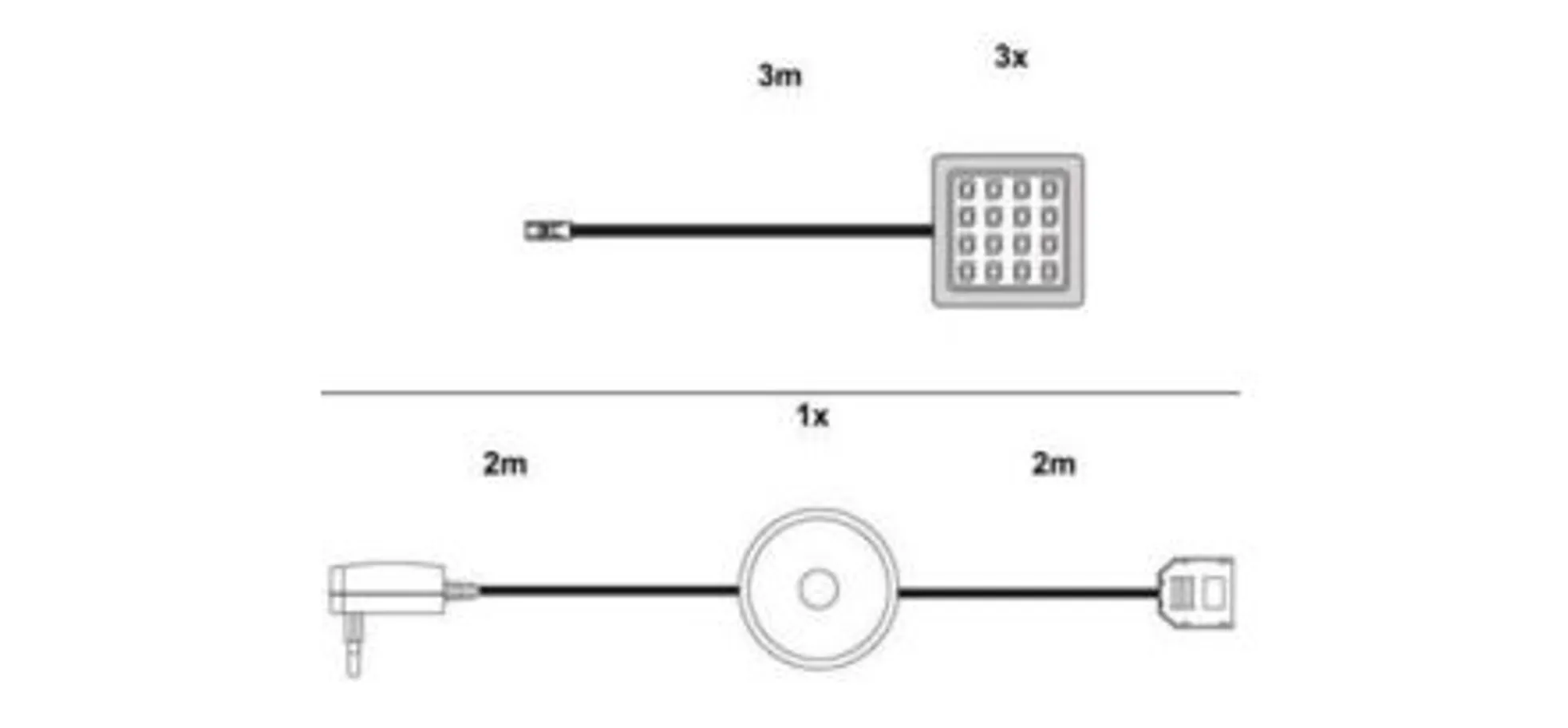 LED-Unterbauleuchte - 3er Set