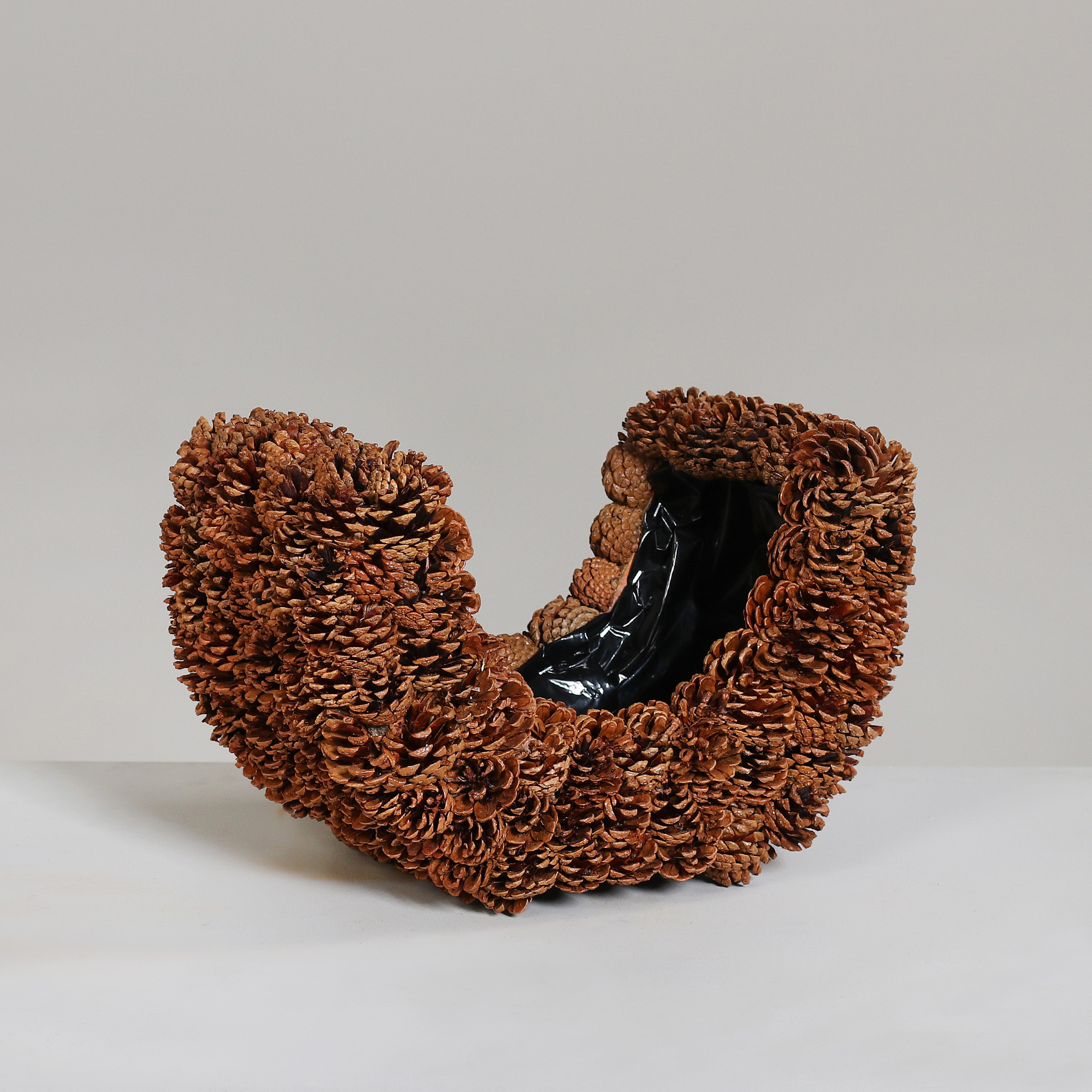 Pflanzschale aus Naturzapfen - Weihnachtliches Deko-Objekt