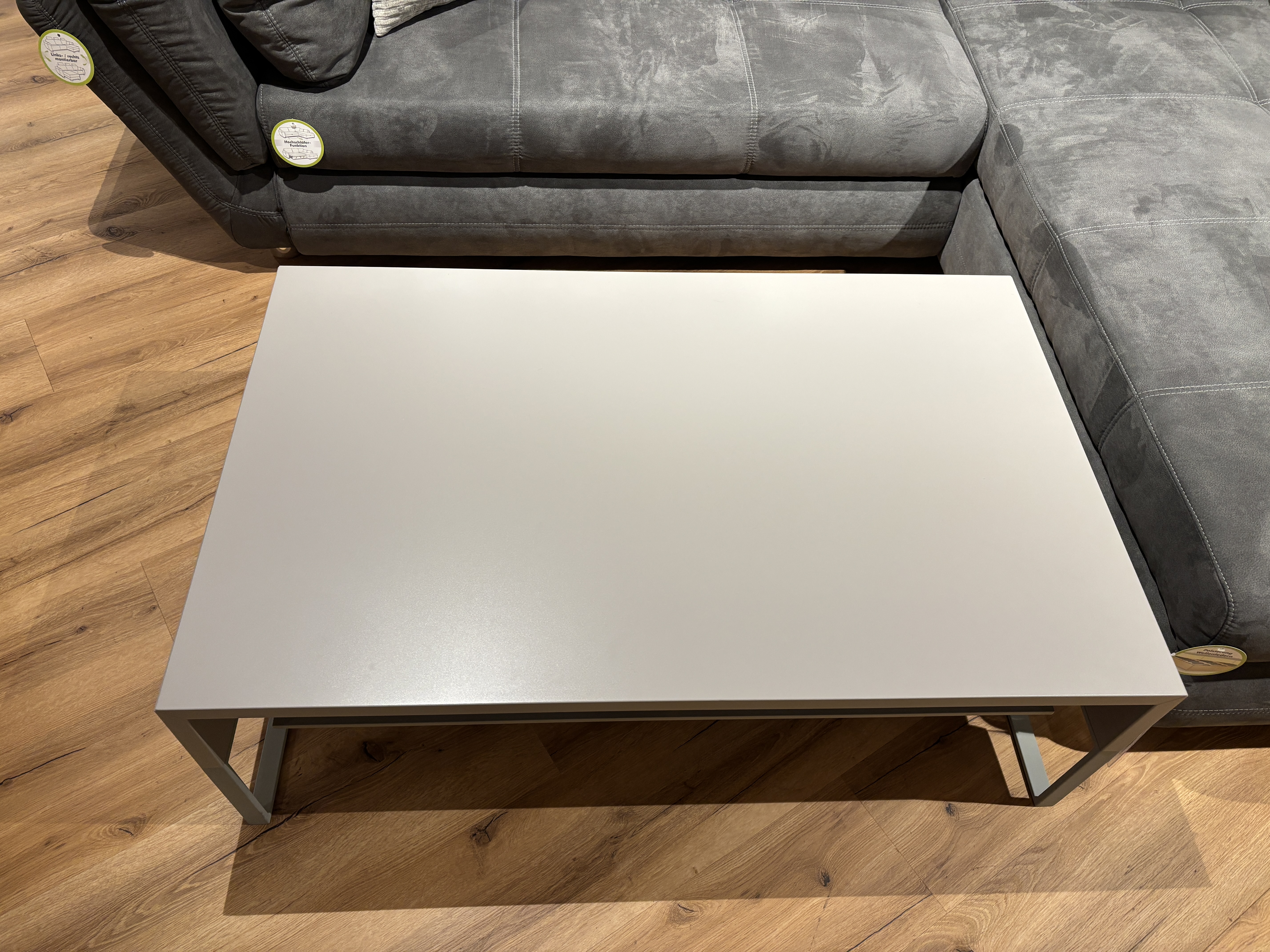 Couchtisch, Lack Platingrau - 4450