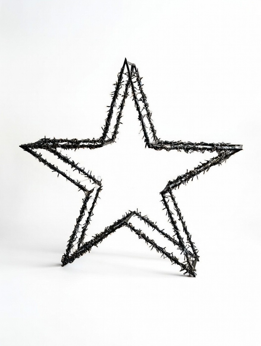 LED-Metallstern Hx150 cm, 1600 LED - 3D