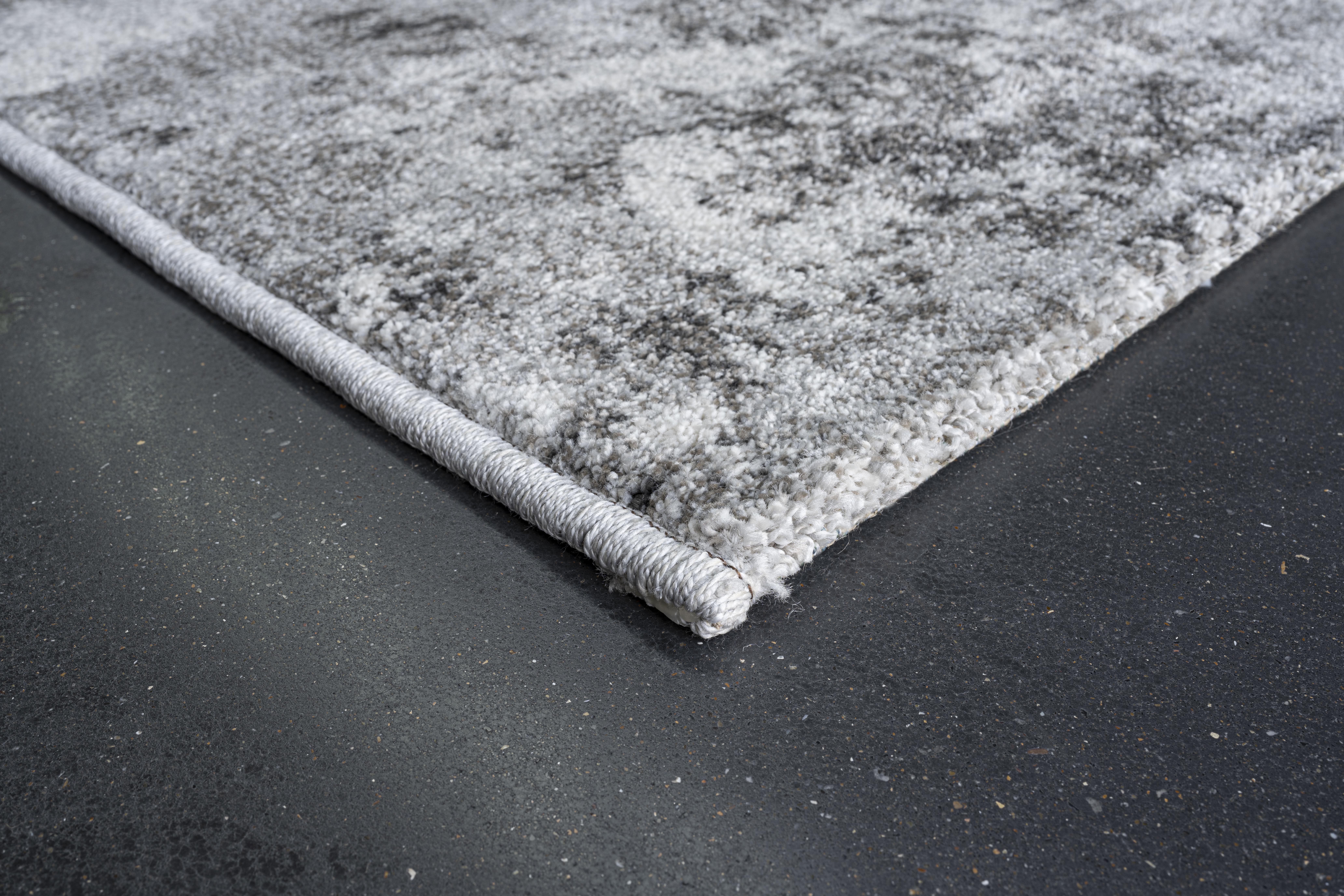 Webteppich, grau-silberfarben, 160x230 cm - Radison