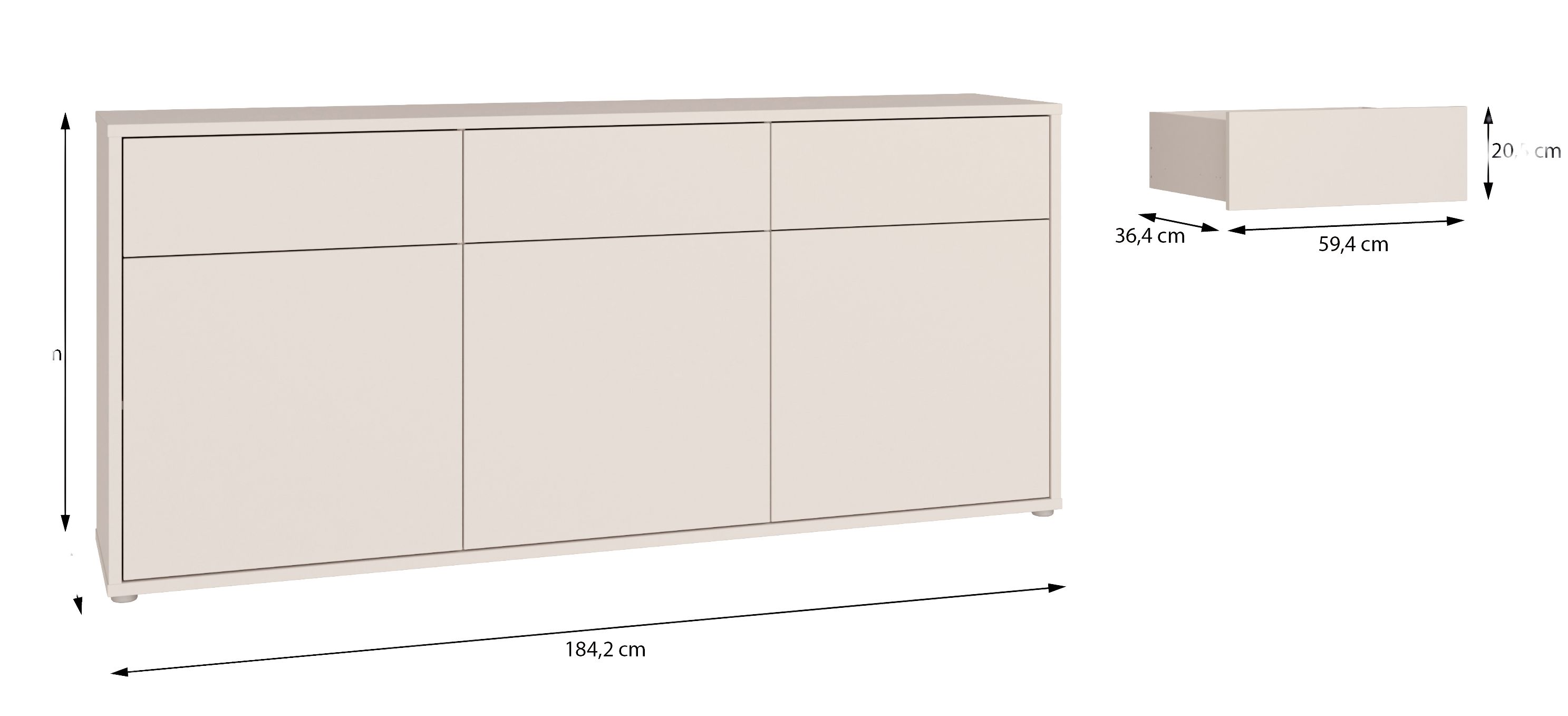 Sideboard, sand - Faid