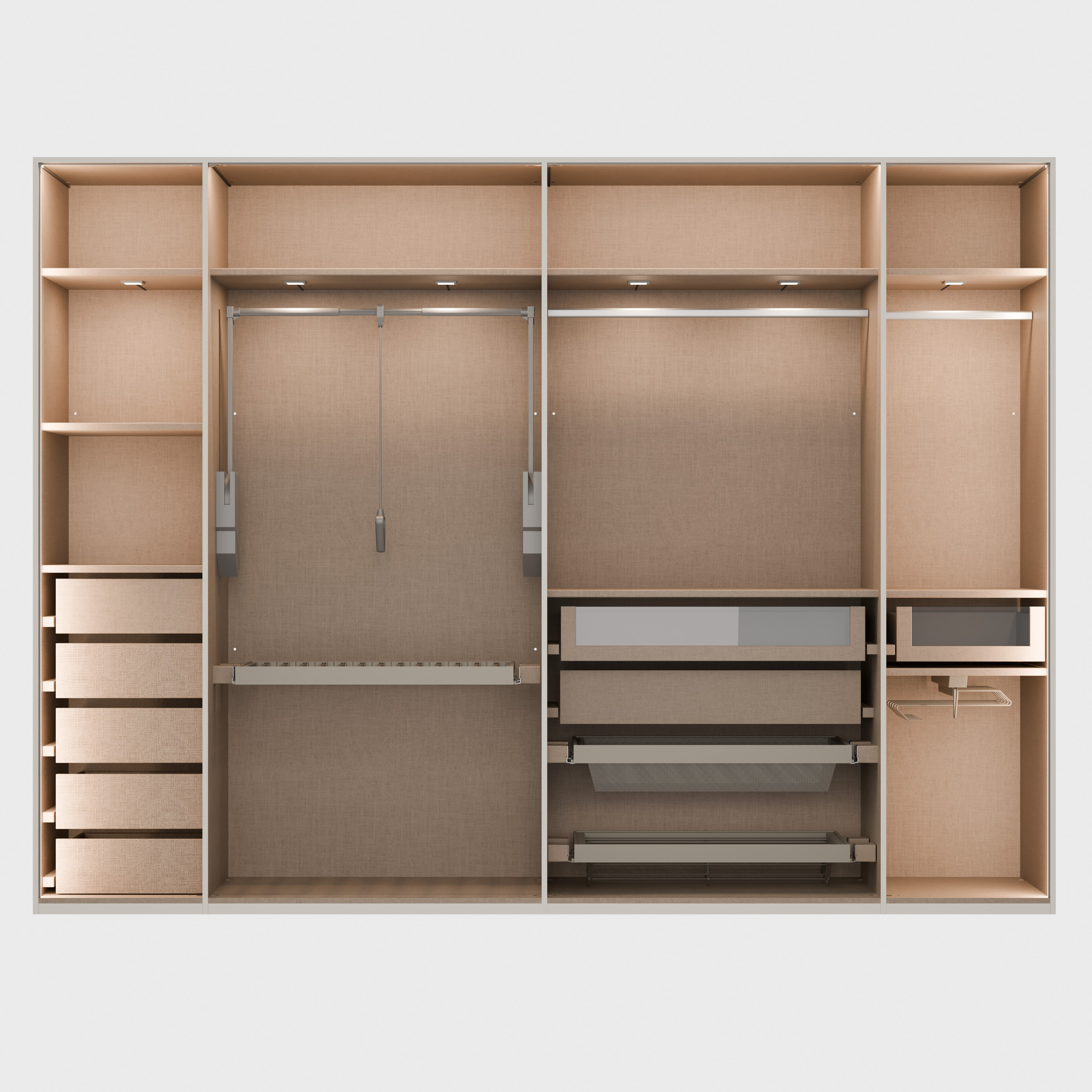 Kleiderschrank, ohne Fronten - MyStyle 3104