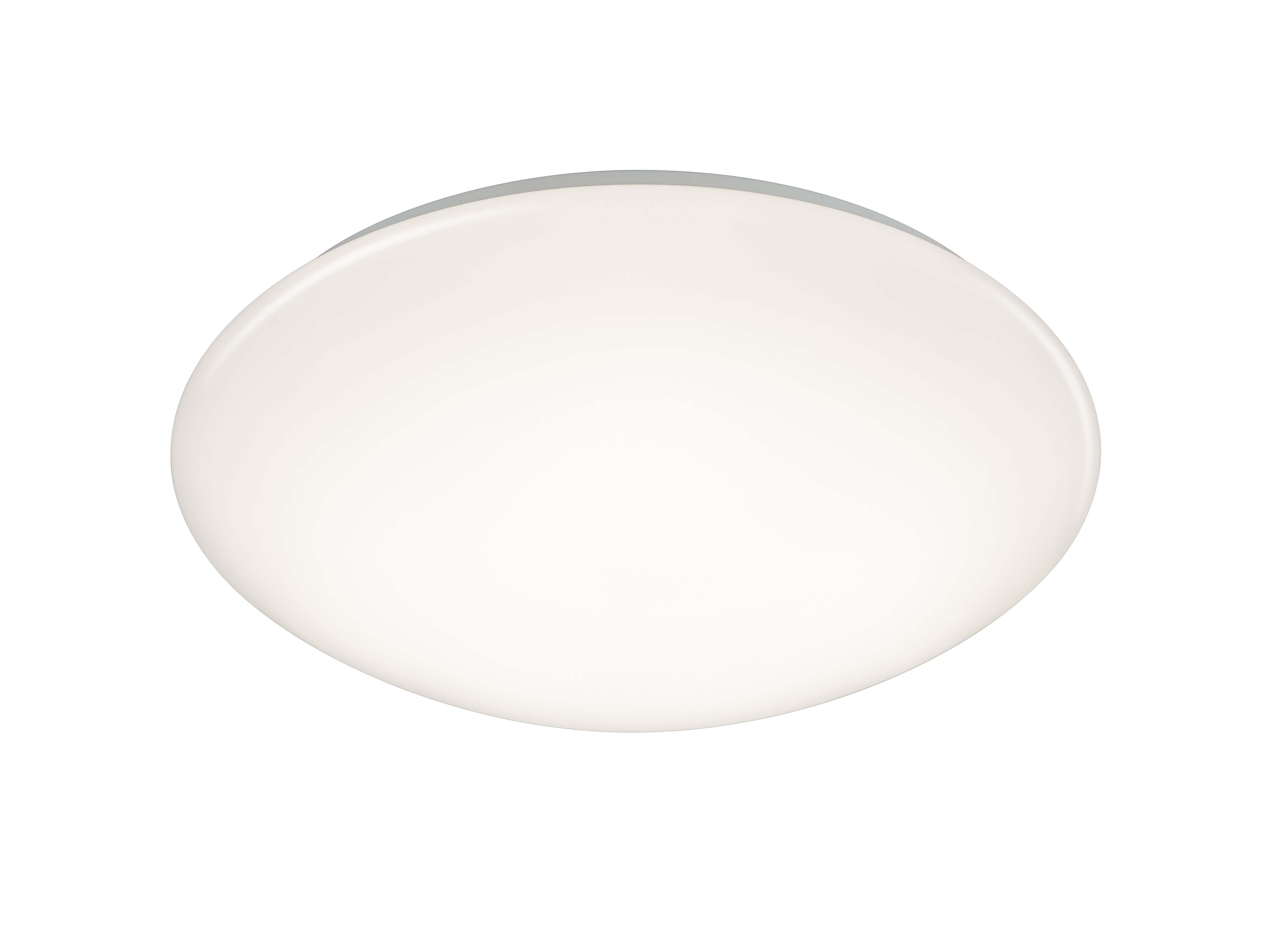 Deckenleuchte Lukida - 1flg., Kunststoff/weiß,10,5xØ38cm, Fernbedienung
