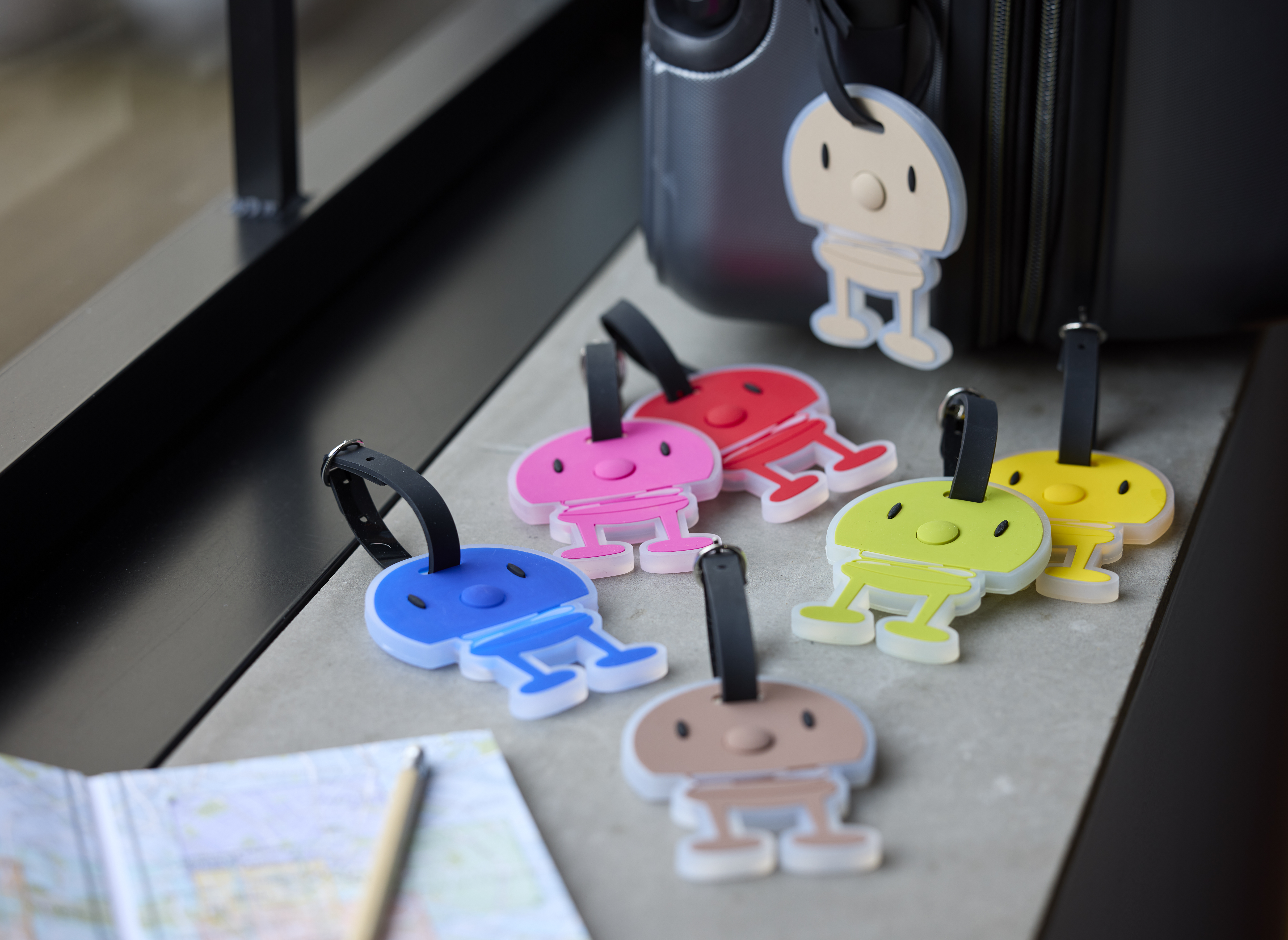 Hoptimist Bag Tag - Red