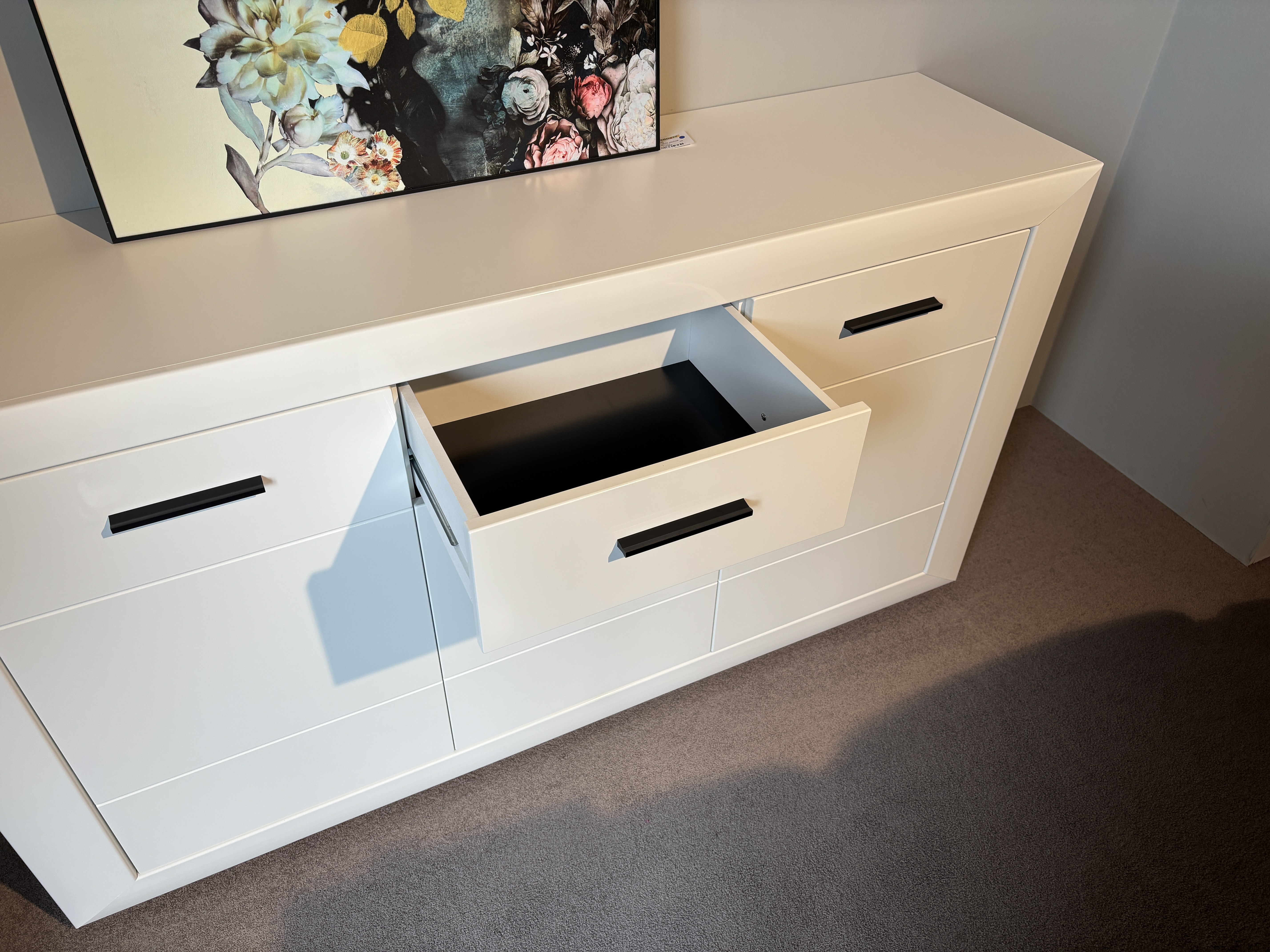 Kommode, Front MDF weiß hochglanz - MyTogo497
