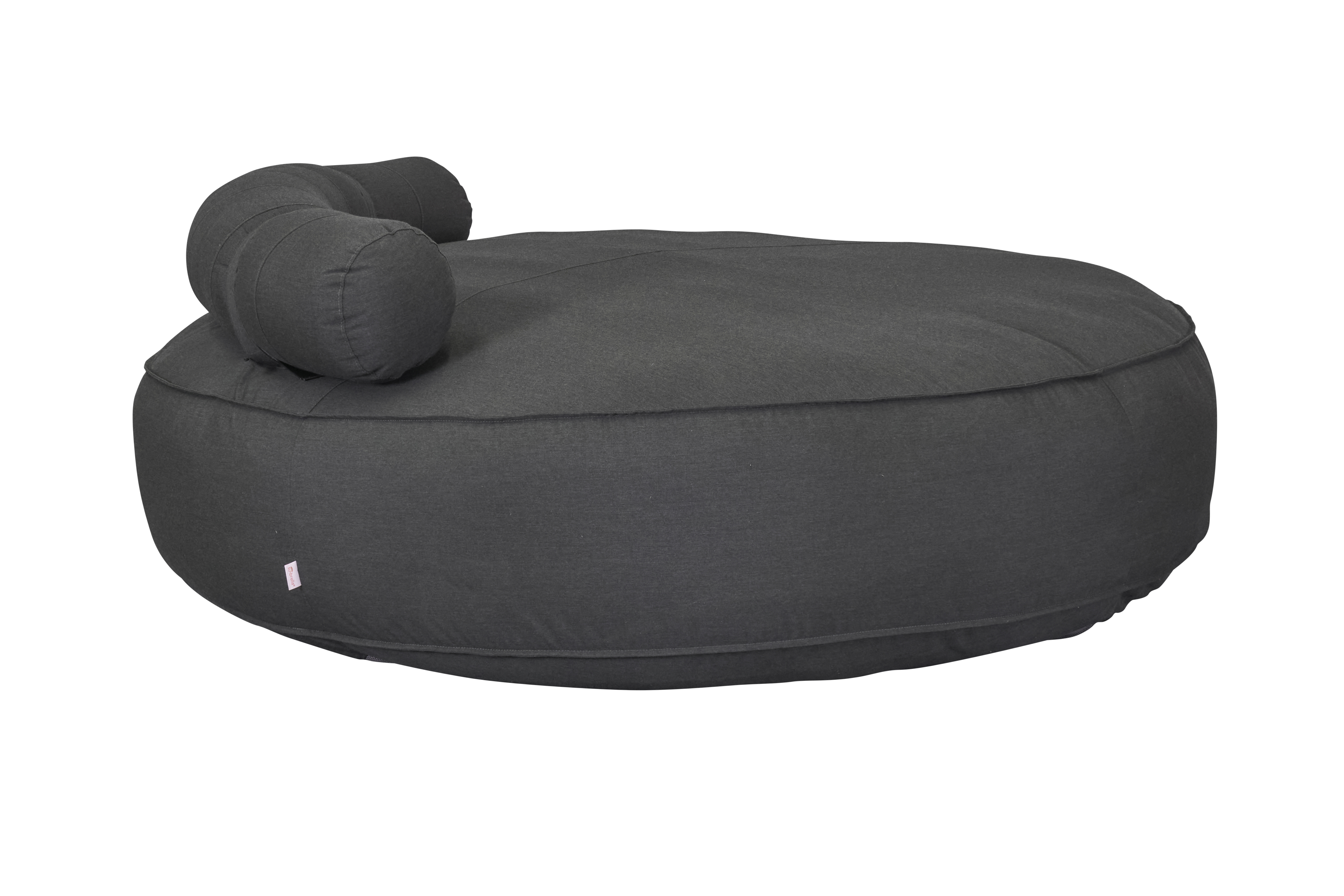 Daybed im Rund-Design, Stoff, anthrazit - Loma