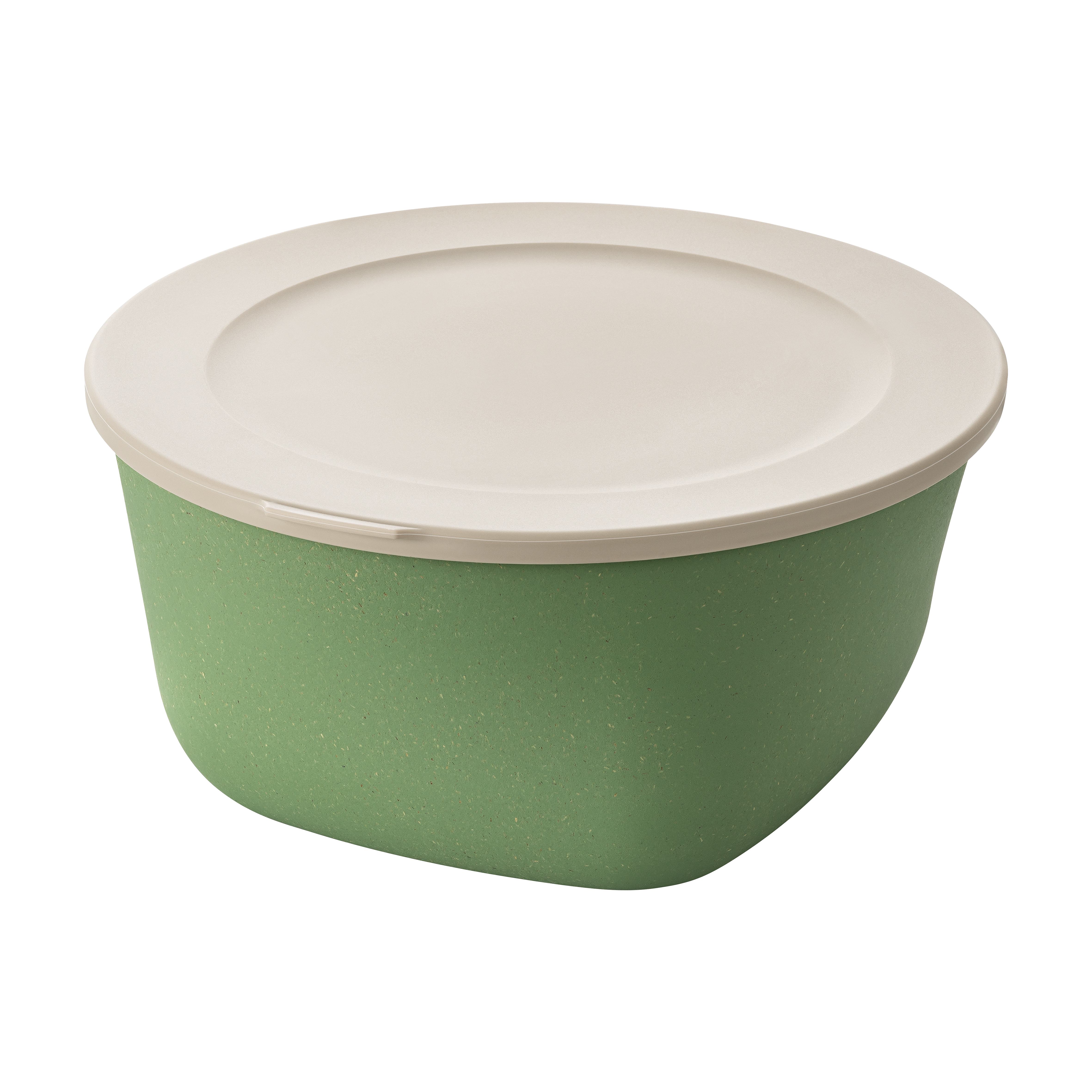 Box mit Deckel 2l, nature leaf green - luftdicht, stapelbar, 100% CO2-neutral