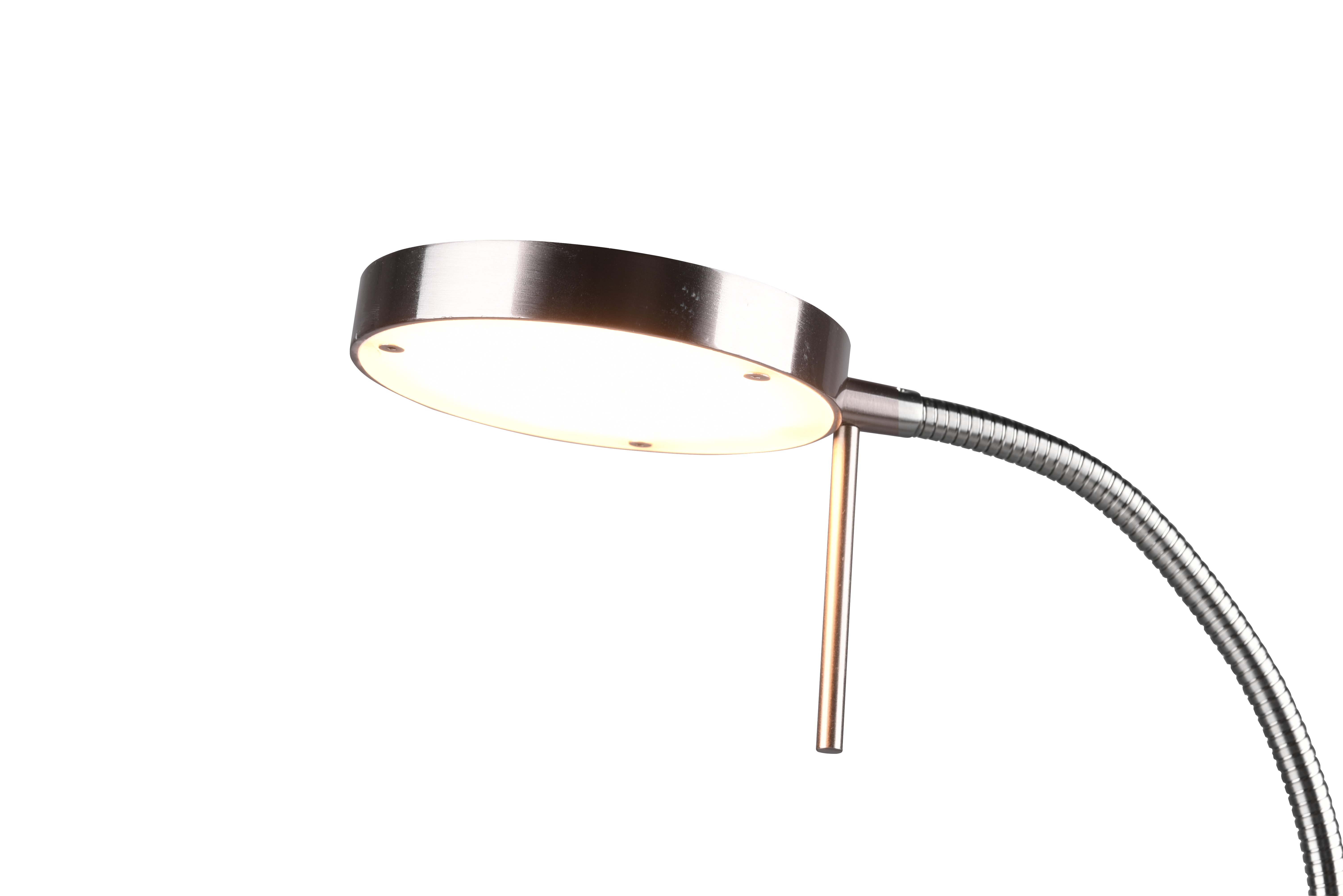 Tischleuchte Monza - 1flg., Metall/Nickel matt,19x57x46cm