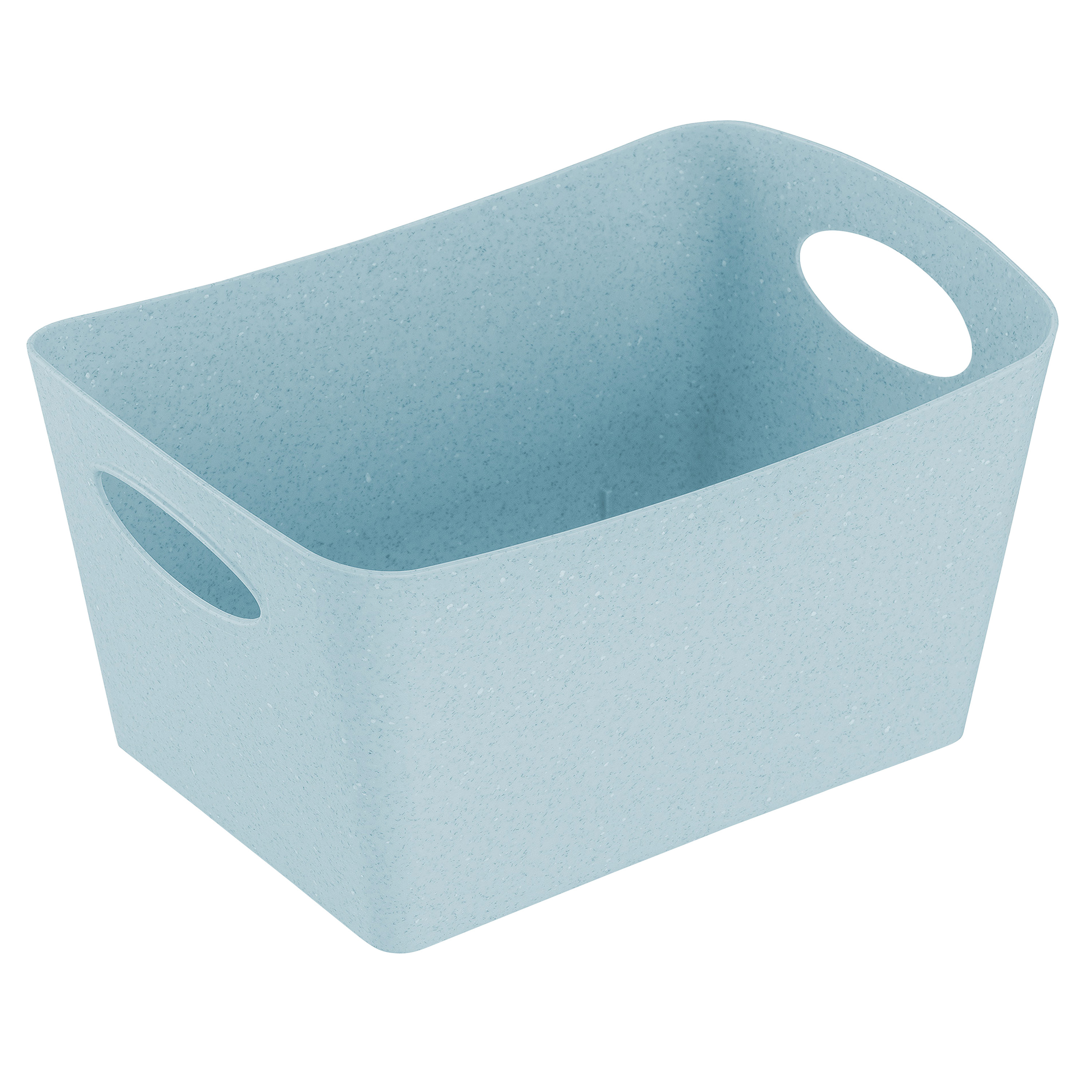 Aufbewahrungsbox 15l, recycled blue - ineinander schachtelbar, stabil, CO2-neutral