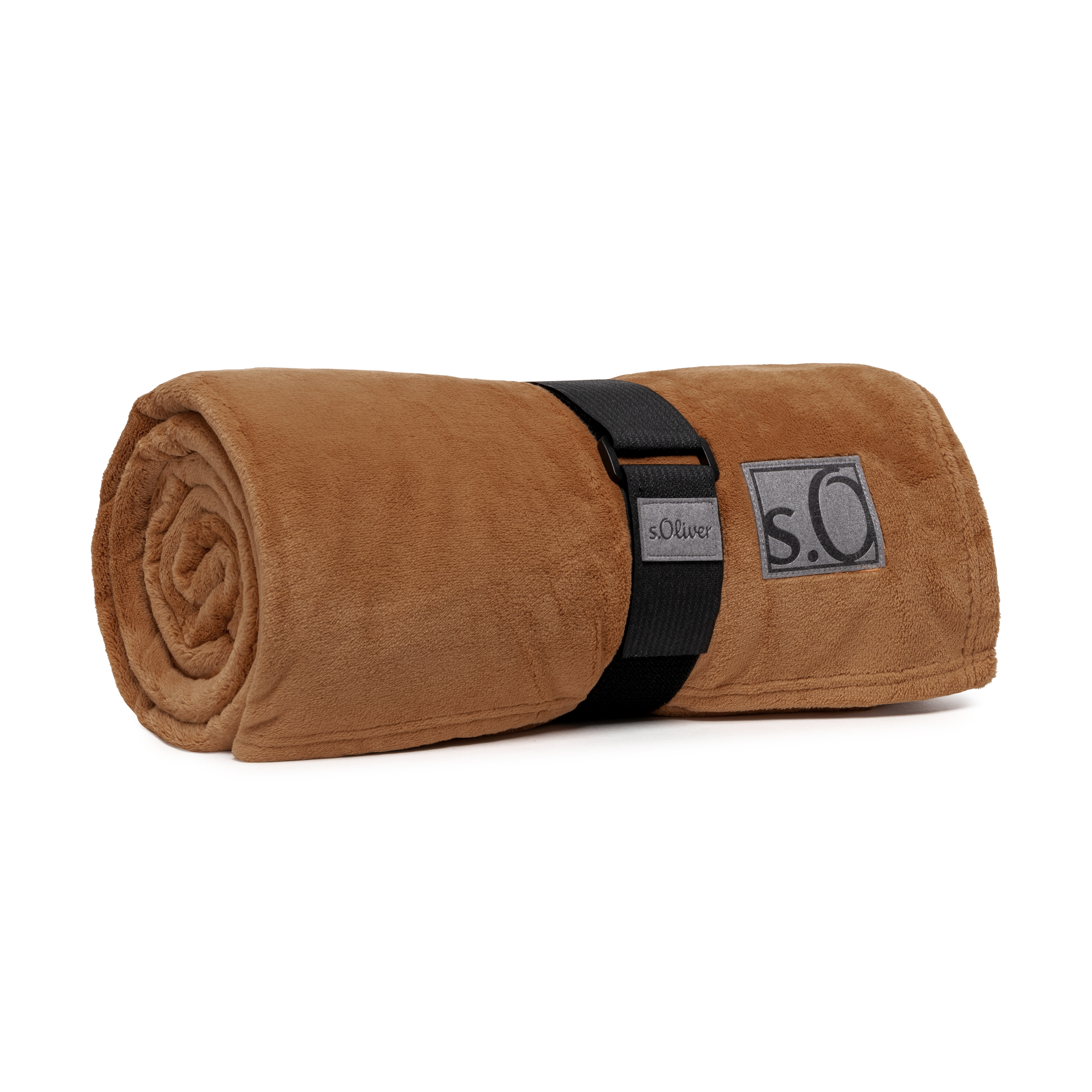 Kuschelsoftdecke S.Oliver - 150x200 cm, cognac