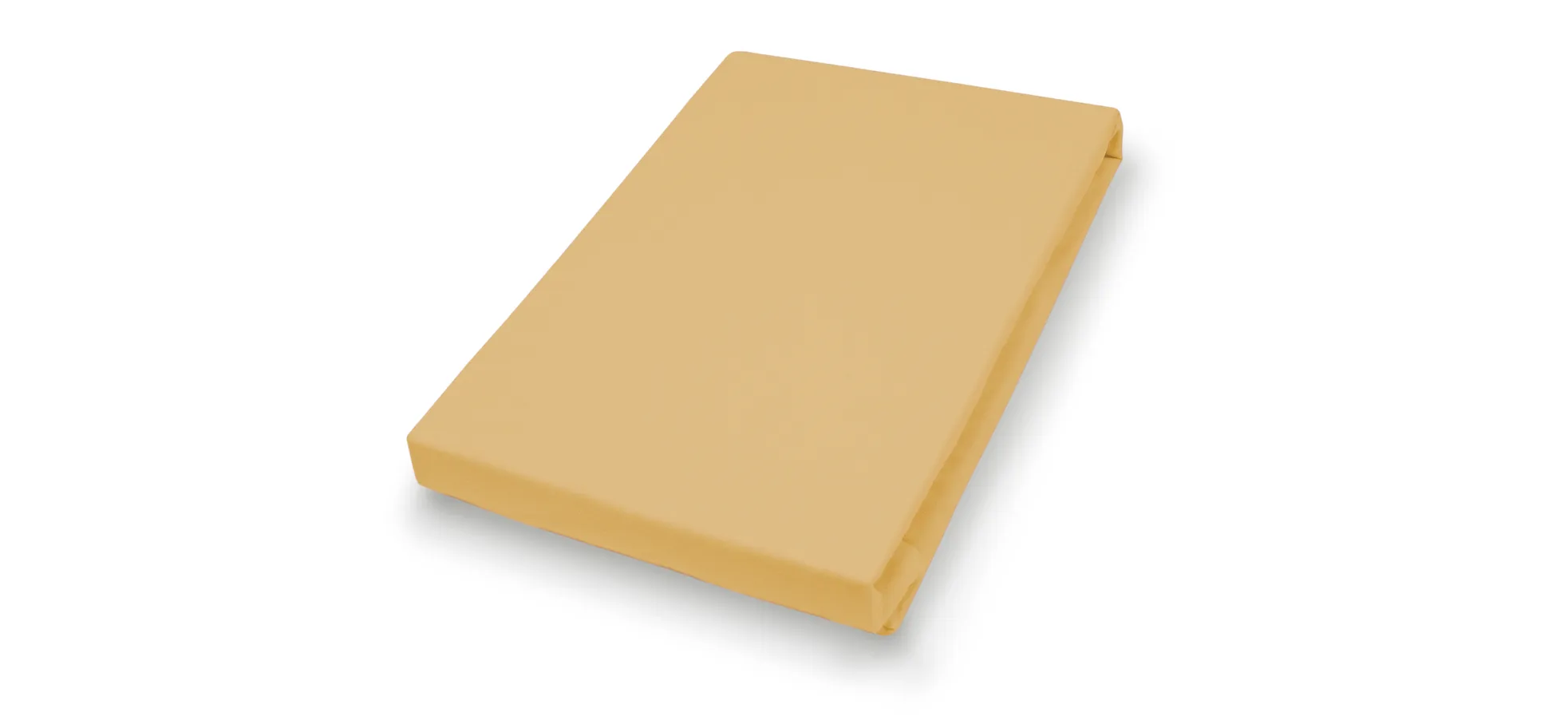 Spannbetttuch Casea Selection 5500 - ca. 90-100x200 cm, Senfgelb
