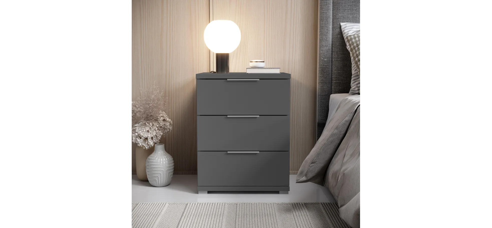 Nachtkommode, Graphit - MyStyle 3057