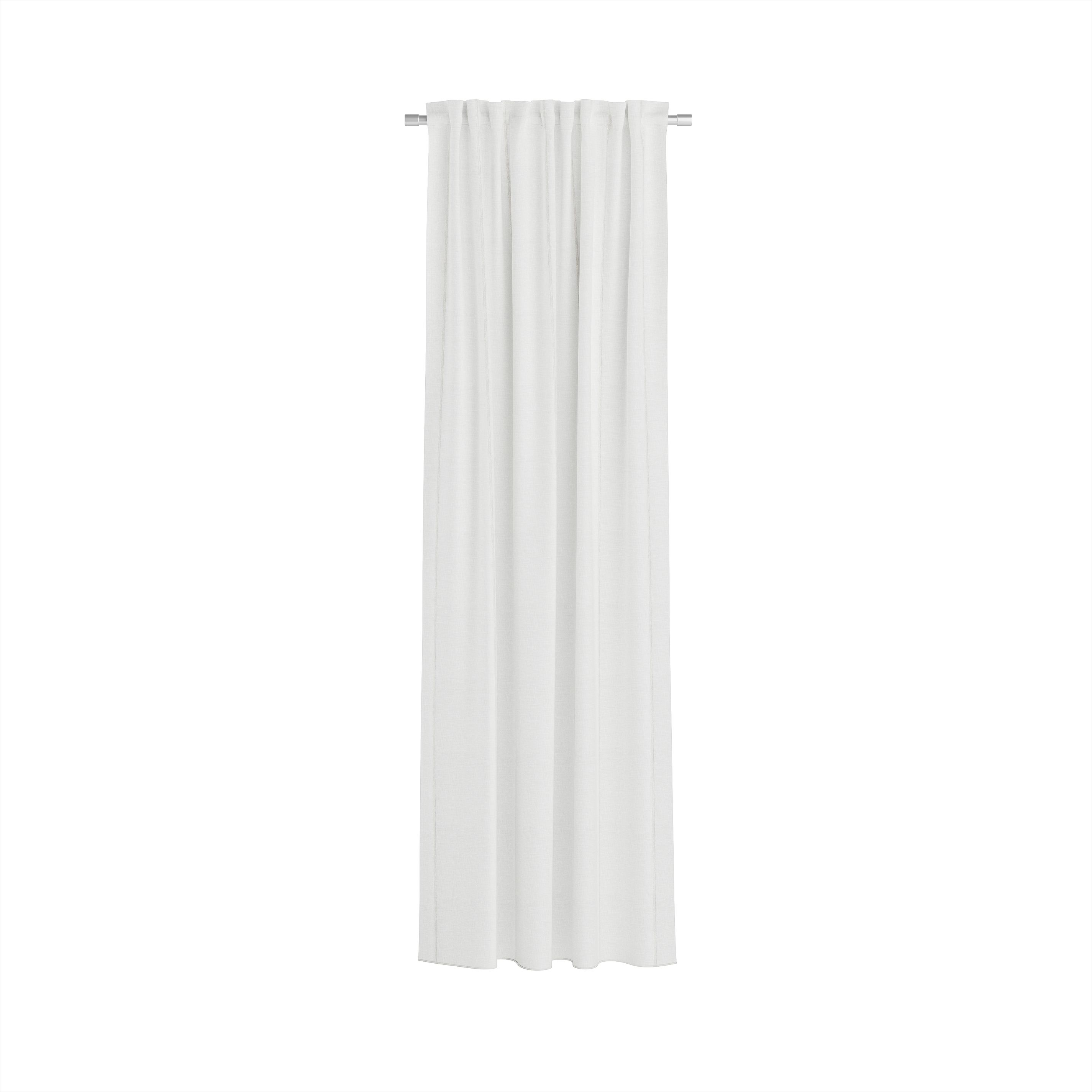 Schlaufenschal Nuro, 139x245cm - 100% polyester, transparent graphisch, wollweiß