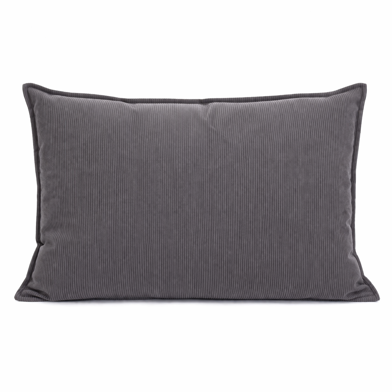 Kissen "Antje", Cordoptik, ca. 50x70 cm, Anthrazit - 