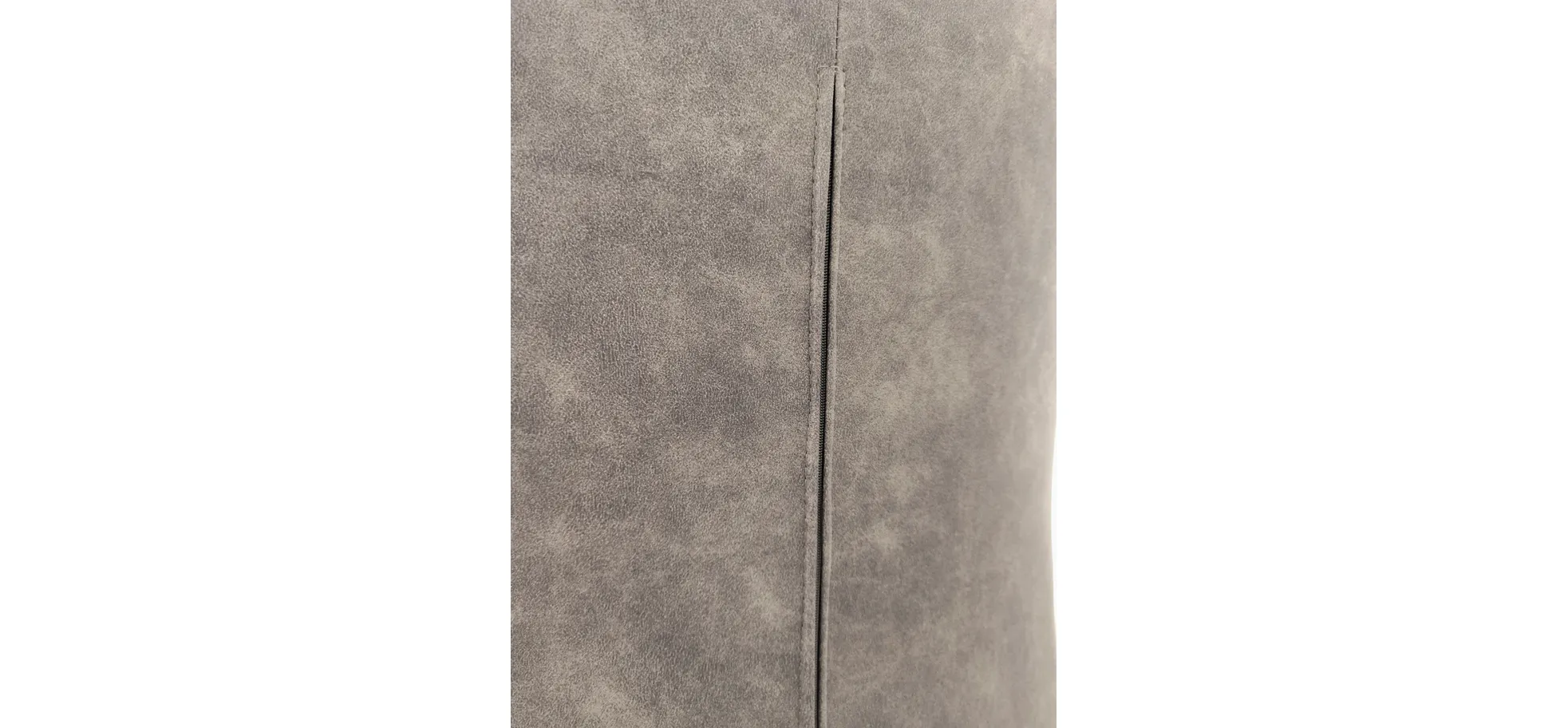 Armlehnstuhl, grau, braun - Maureen