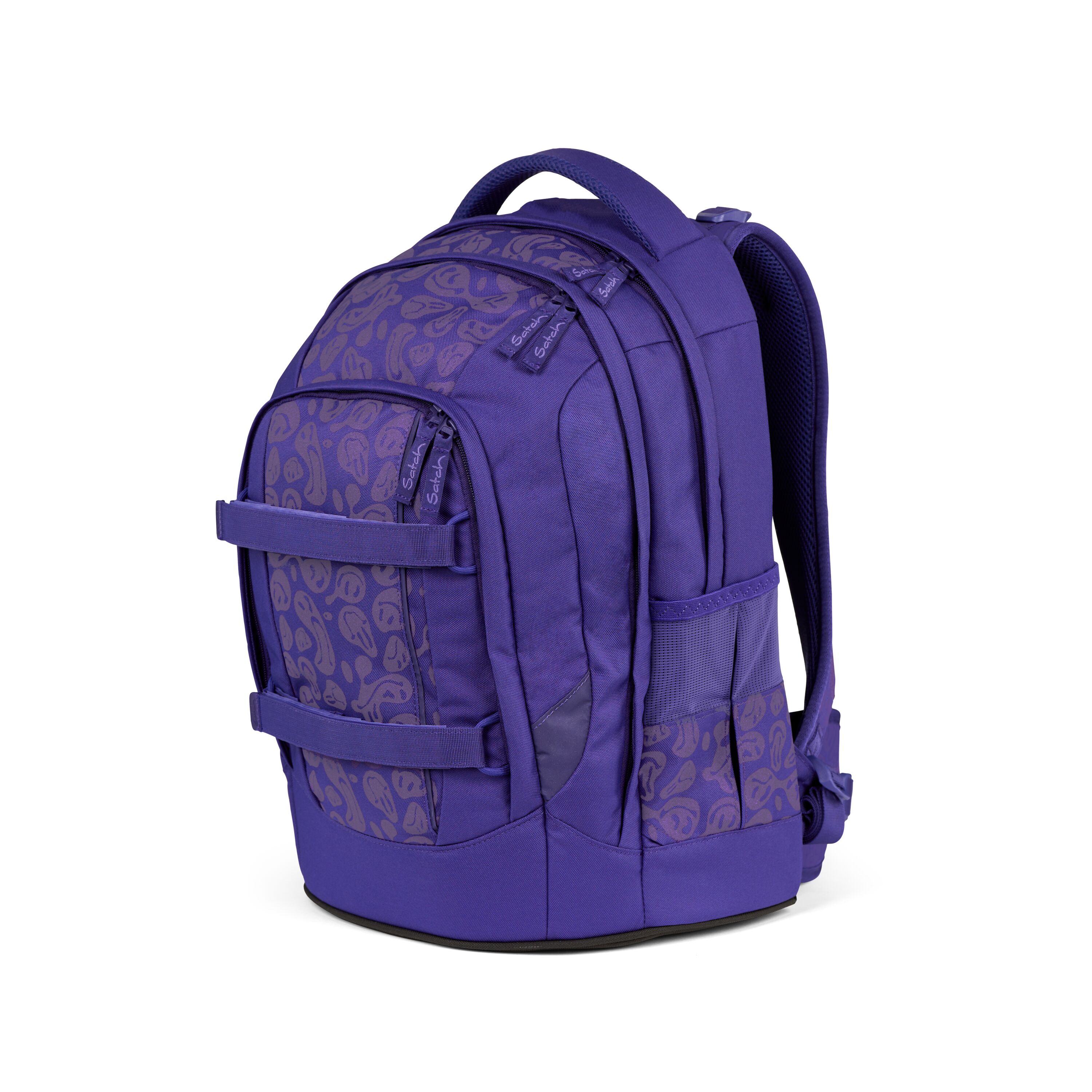 Schulrucksack Bright Faces  - lila