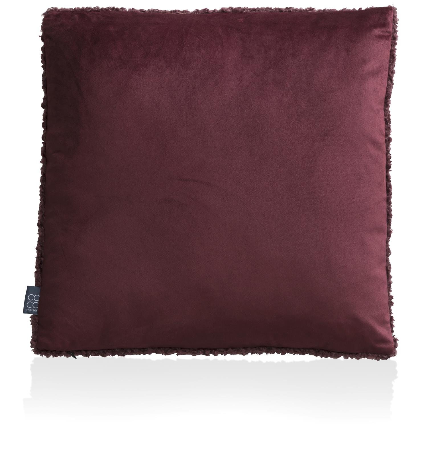 Kissen Teddy 45x45 cm Rot - Coco Maison