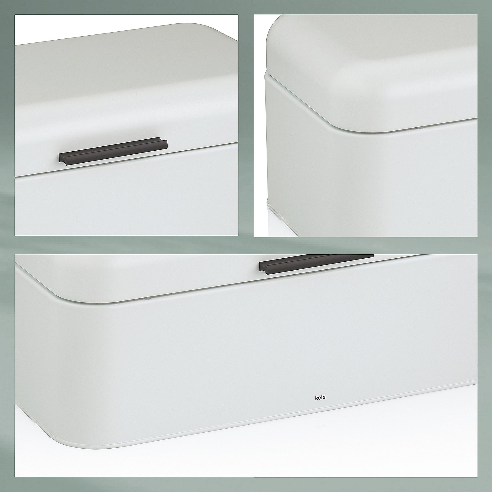 Brotkasten Frisca - 42,5x22,5x17,5cm, weiß matt