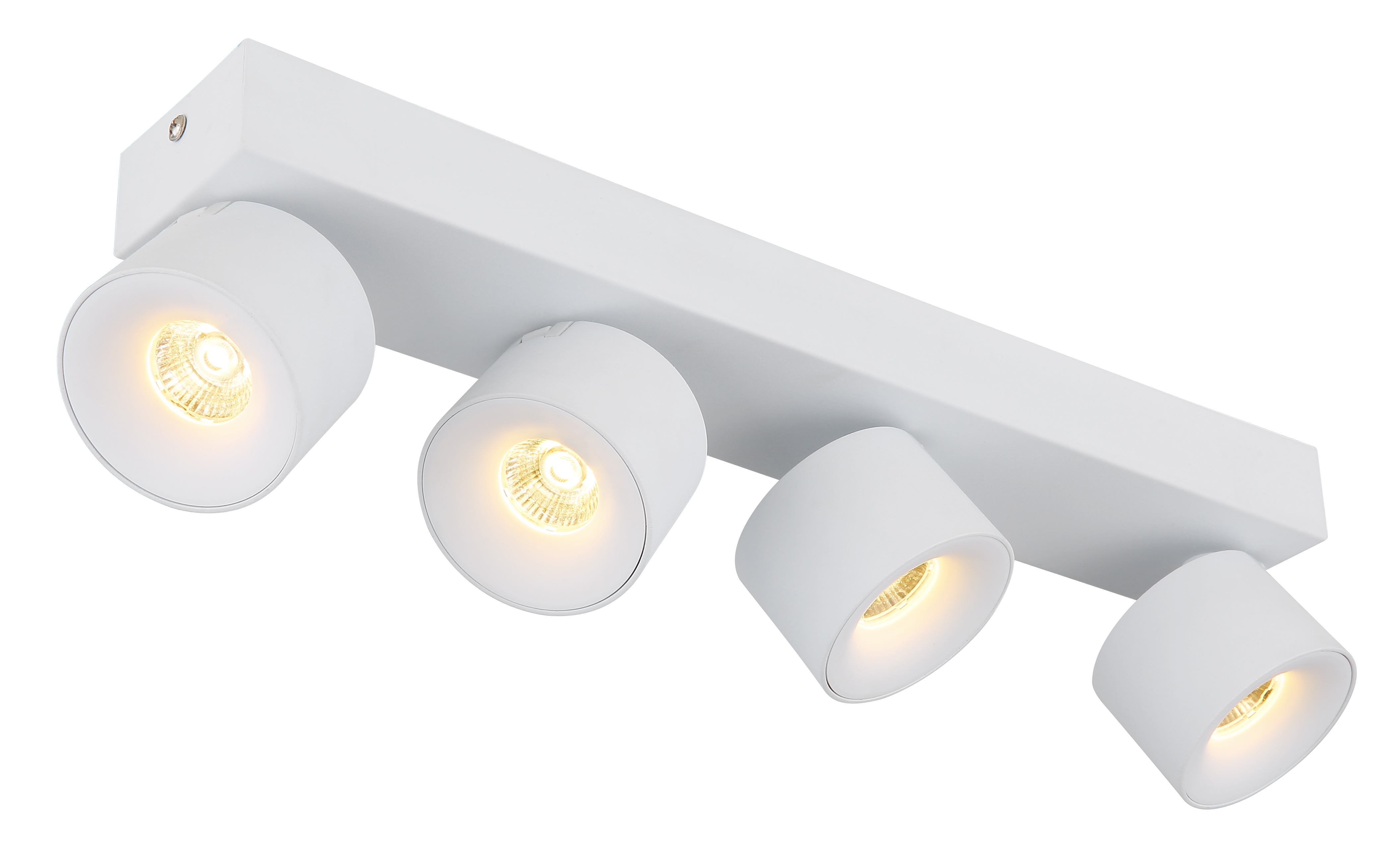 LED Strahler RAE - Metall weiß matt, 4x LED