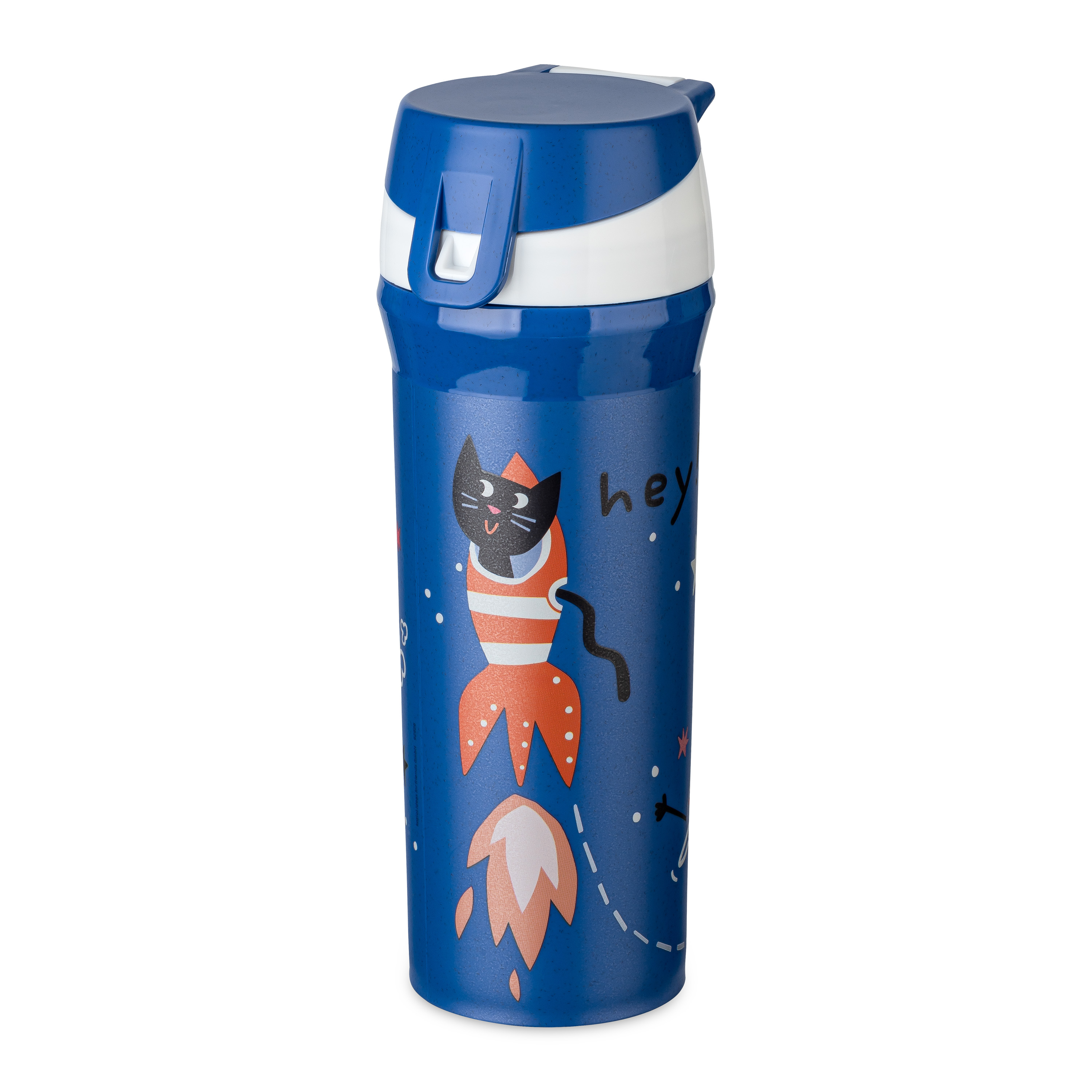 Trinkflasche 500ml, organic blue Space - breiter Flaschenhals, 100% CO2-neutral