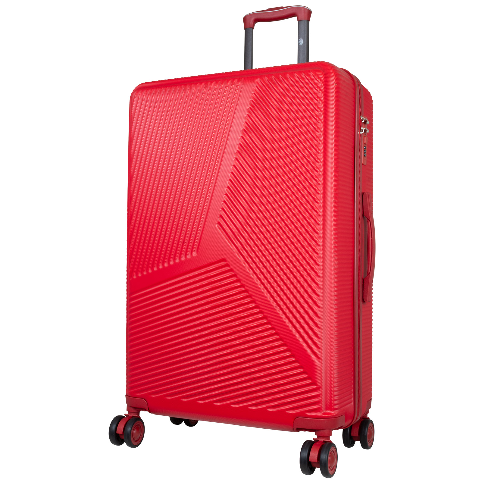 Koffer Alcudia, groß - Doppelräder, rot