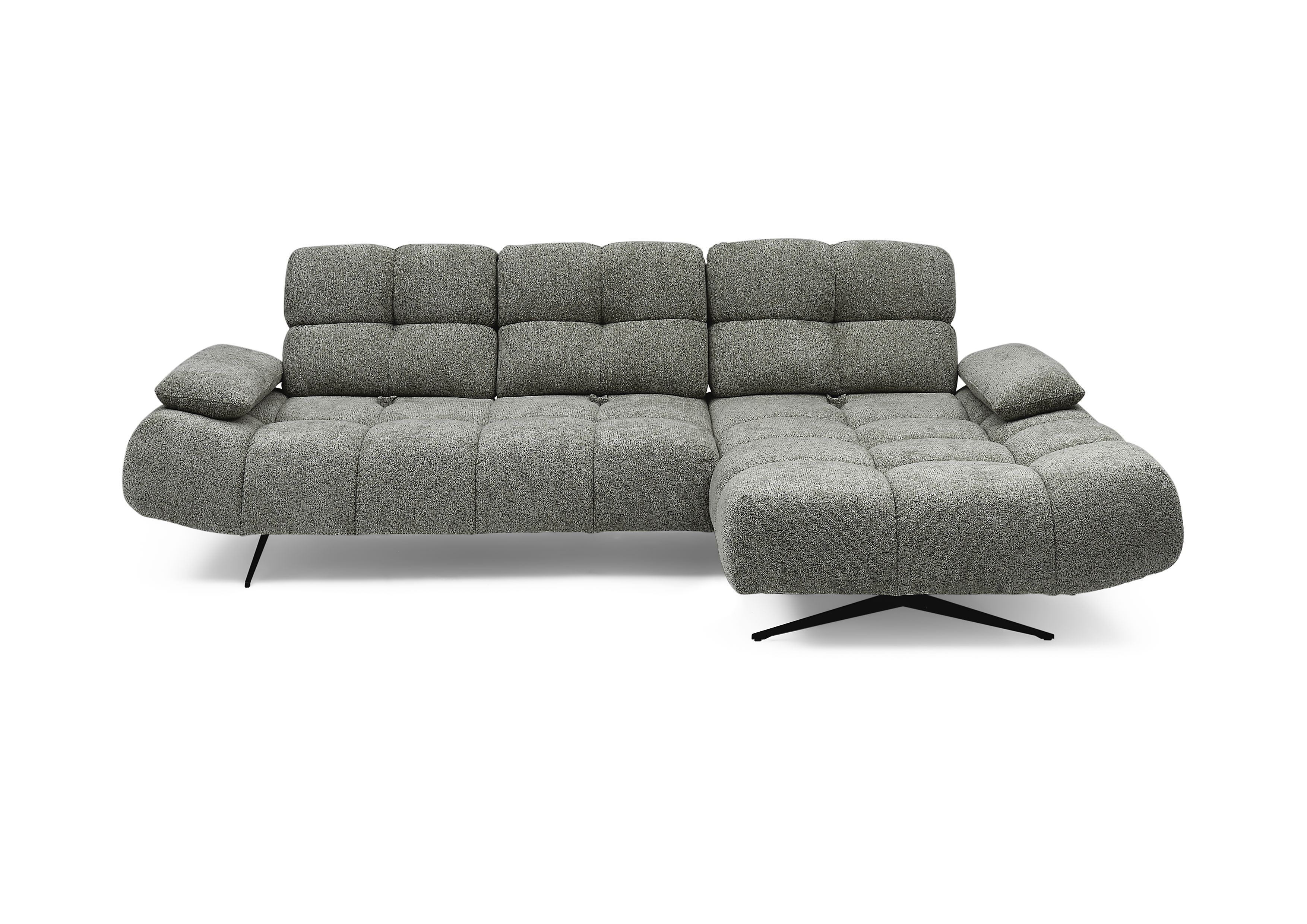 Ecksofa, graugrün - Weike