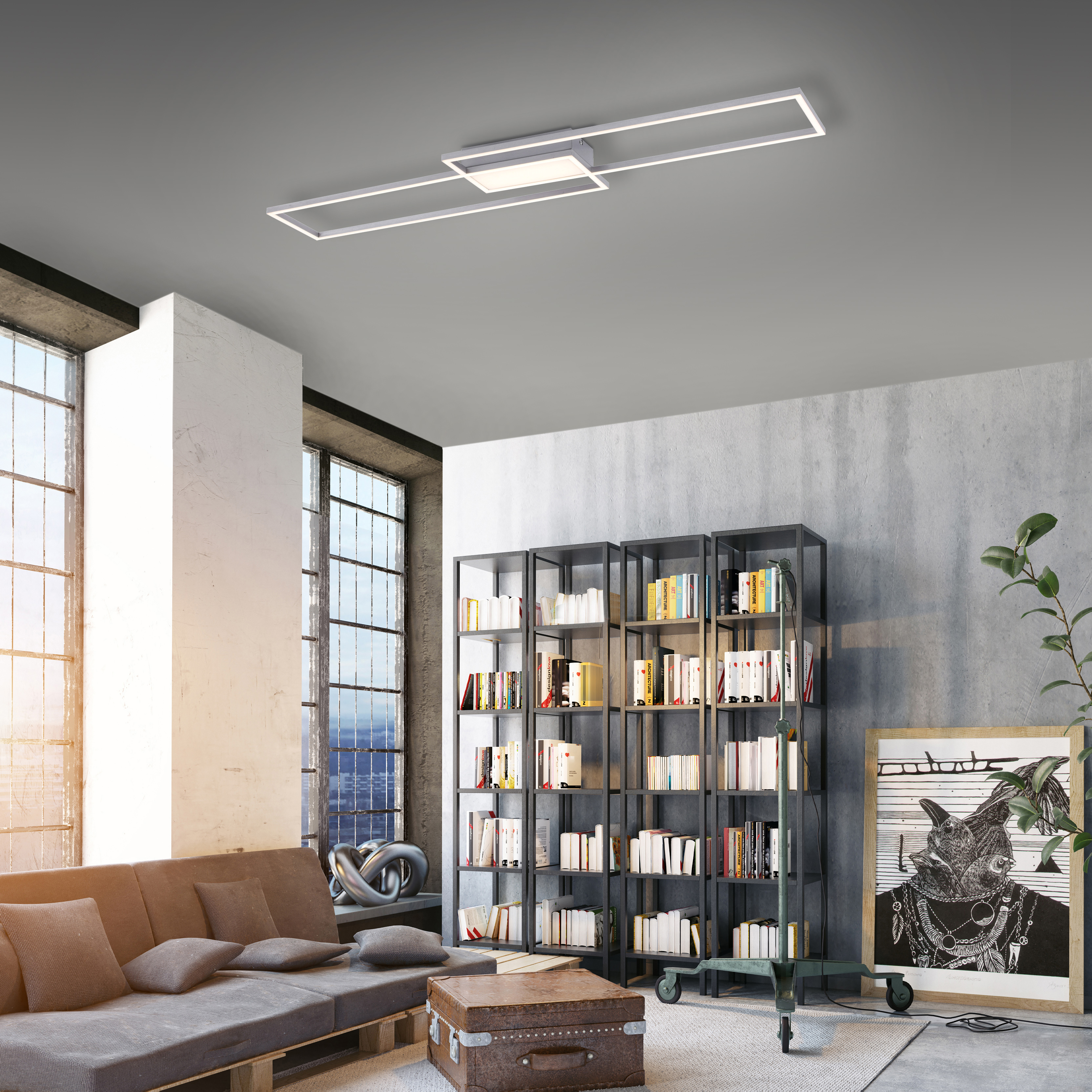 LED Deckenleuchte Asmin  - inkl. Fernbedienung, dimmbar