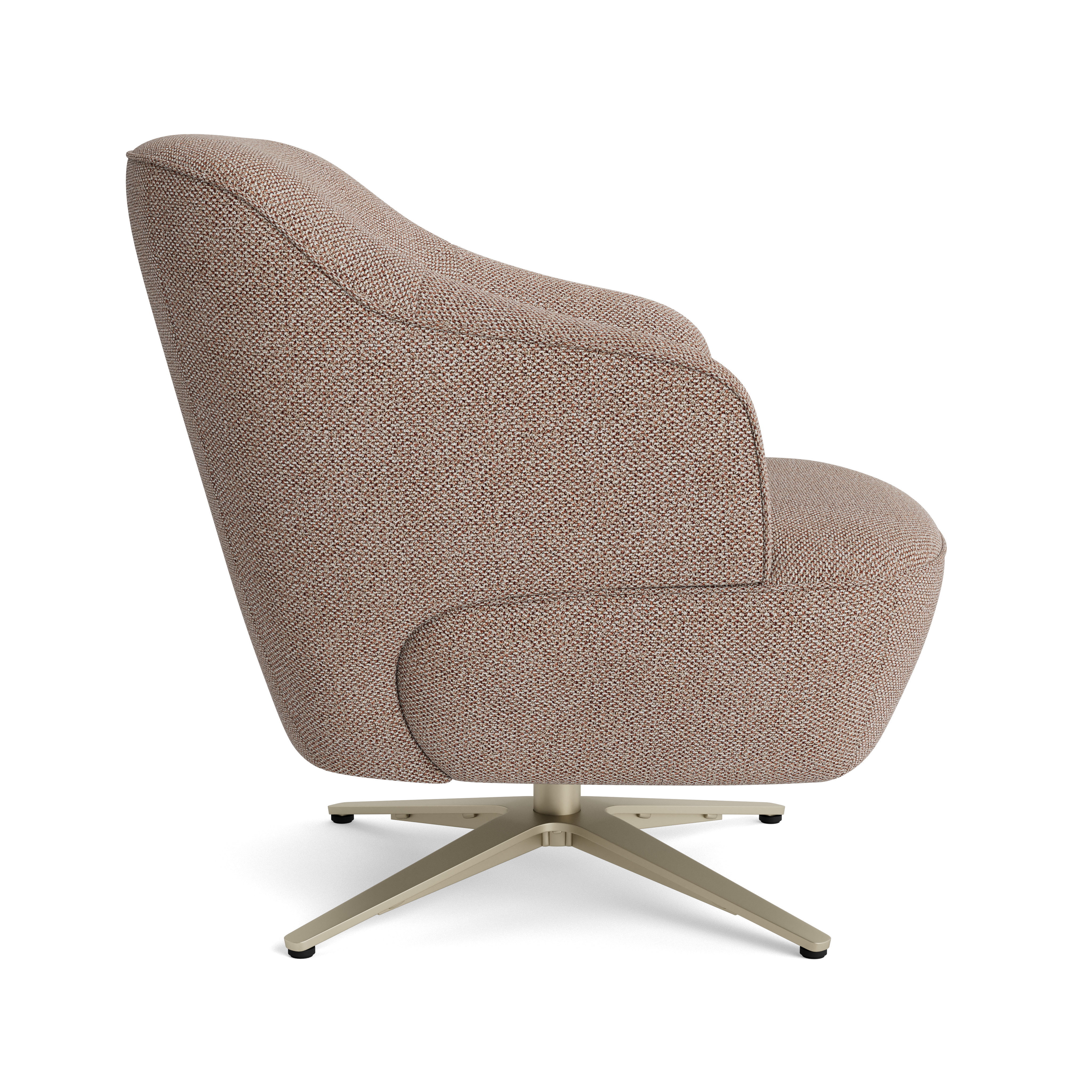 Drehsessel, Stoff Kupfer - Global Family Burela