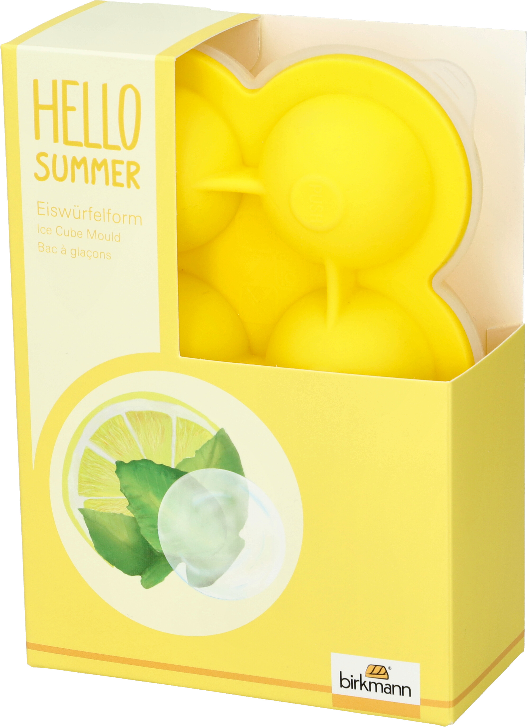 Eiswürfelform Kugel für 6 Stück - aus Silikon