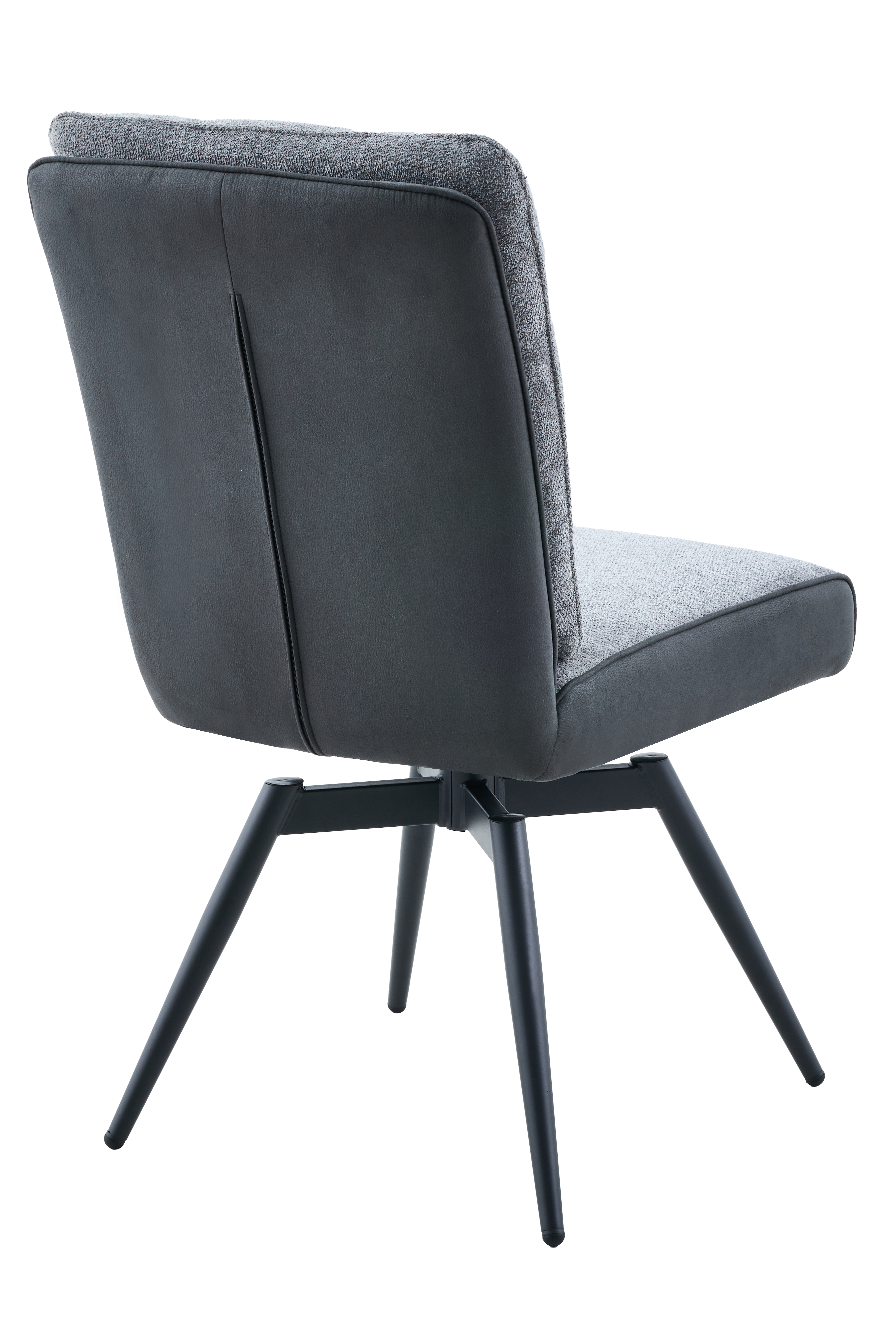 Vierfußstuhl, Microfaser dunkelgrau - MyStyle 4083