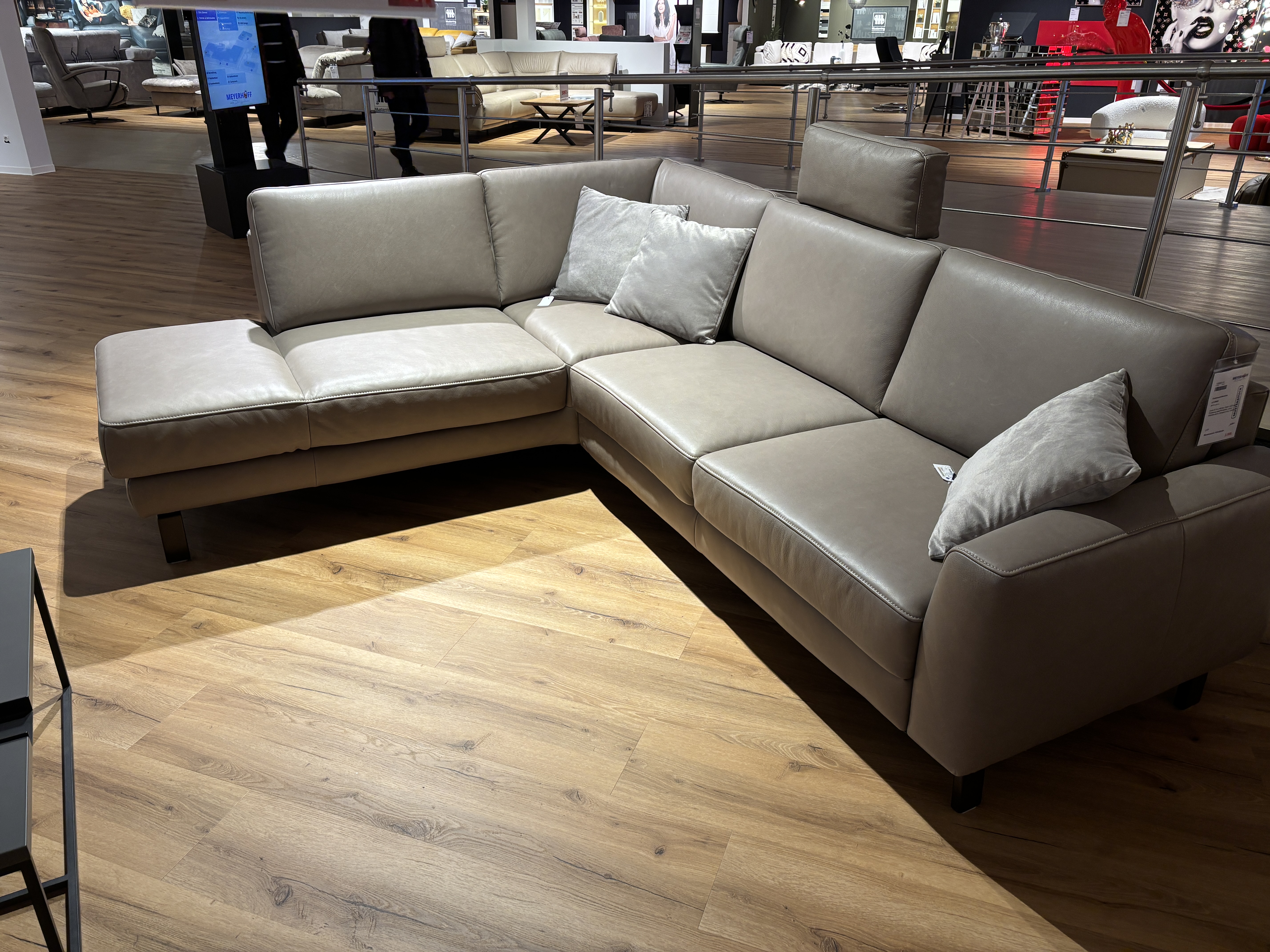 Funktion-Wohnlandschaft,Leder,Federkern - LS 496820