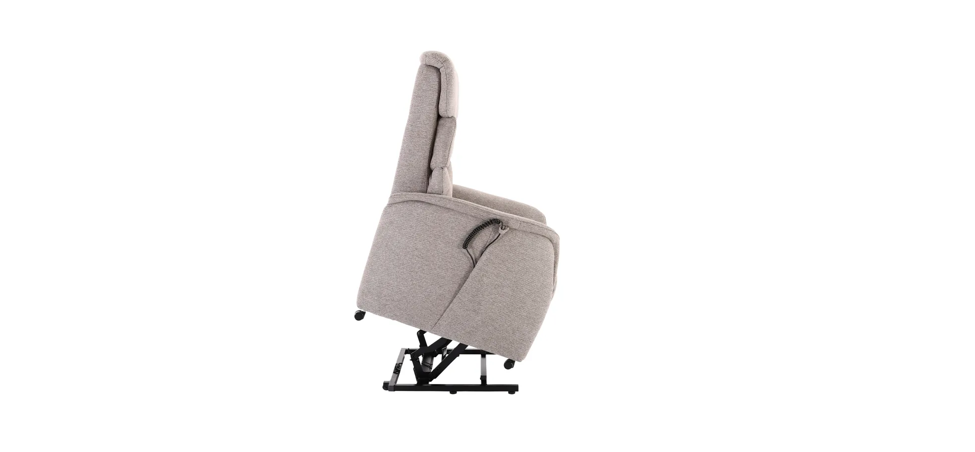 Fernsehsessel, Stoff braun/beige - Marlo