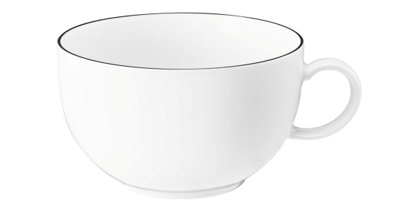 Milchkaffeeobertasse, - Lido Black Line 10826