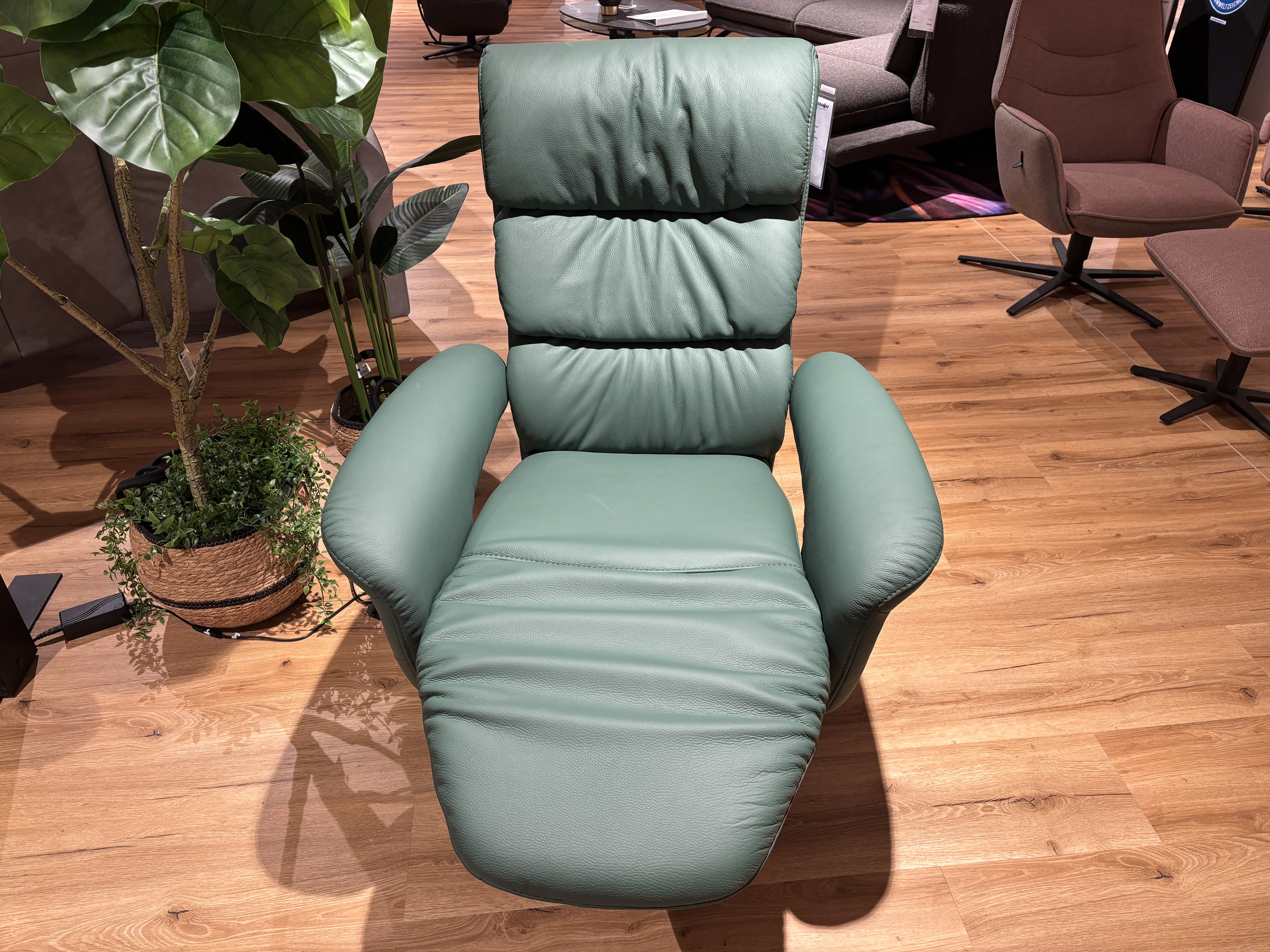 Relaxsessel, Leder Longlife Rustica tanne - MYKON 322