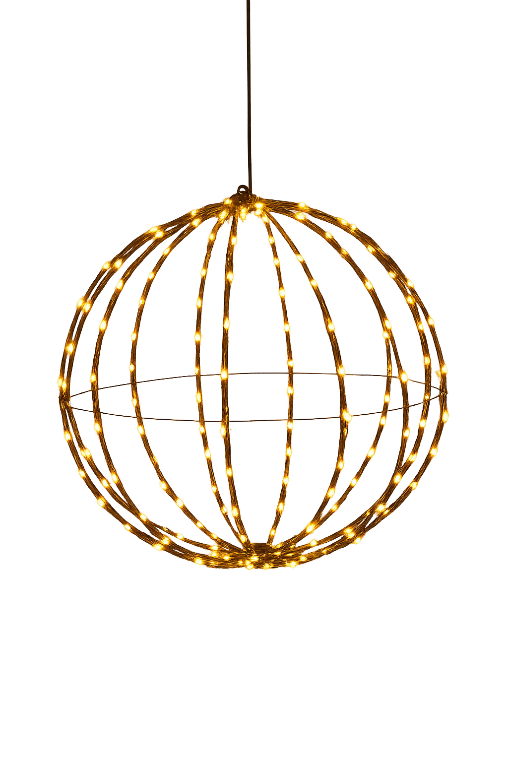 LED-Deko Leuchtkugel Ø 50 cm, 224 LED mit Timer - 