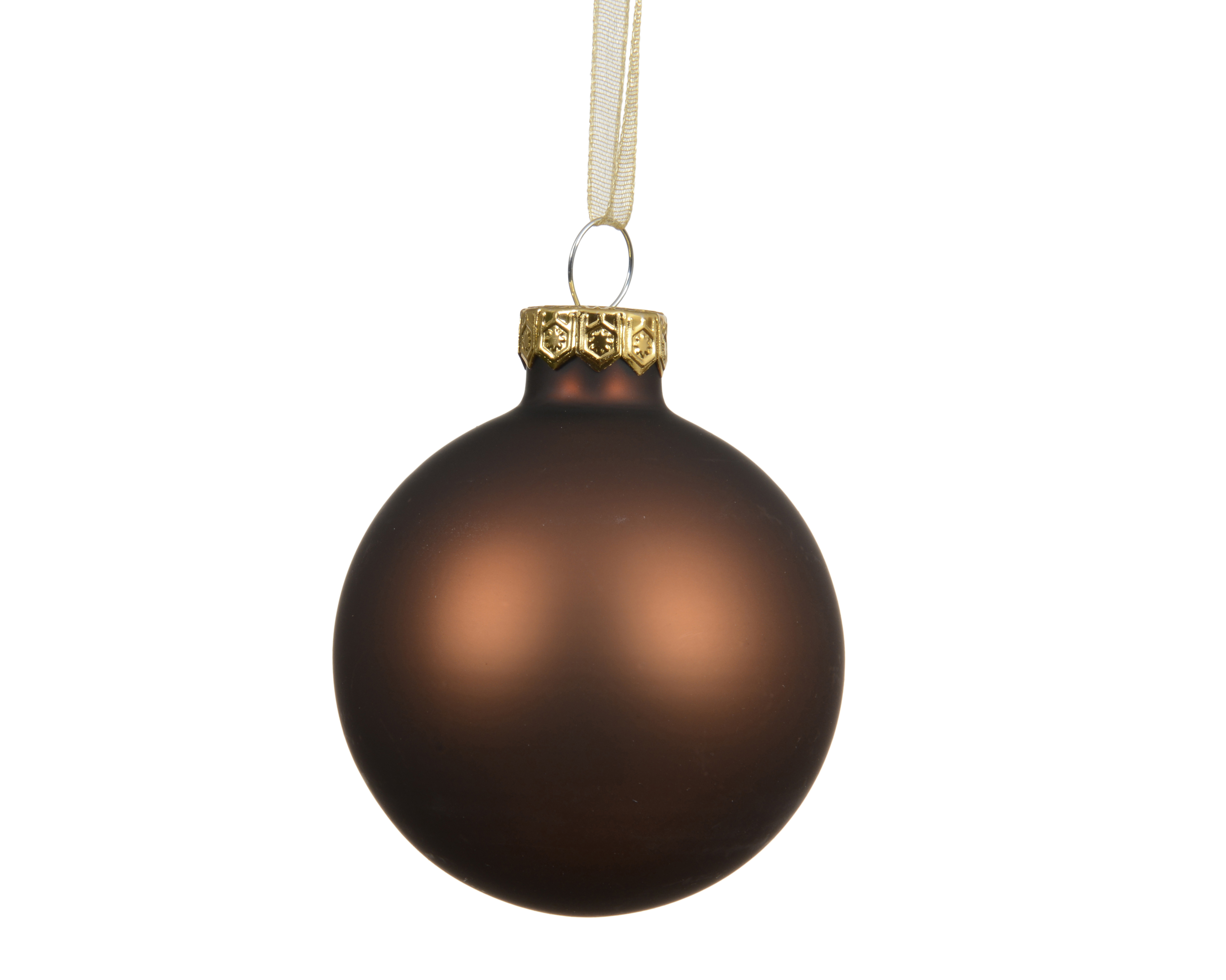 Weihnachtsbaumkugel - braun, Ø15.00cm