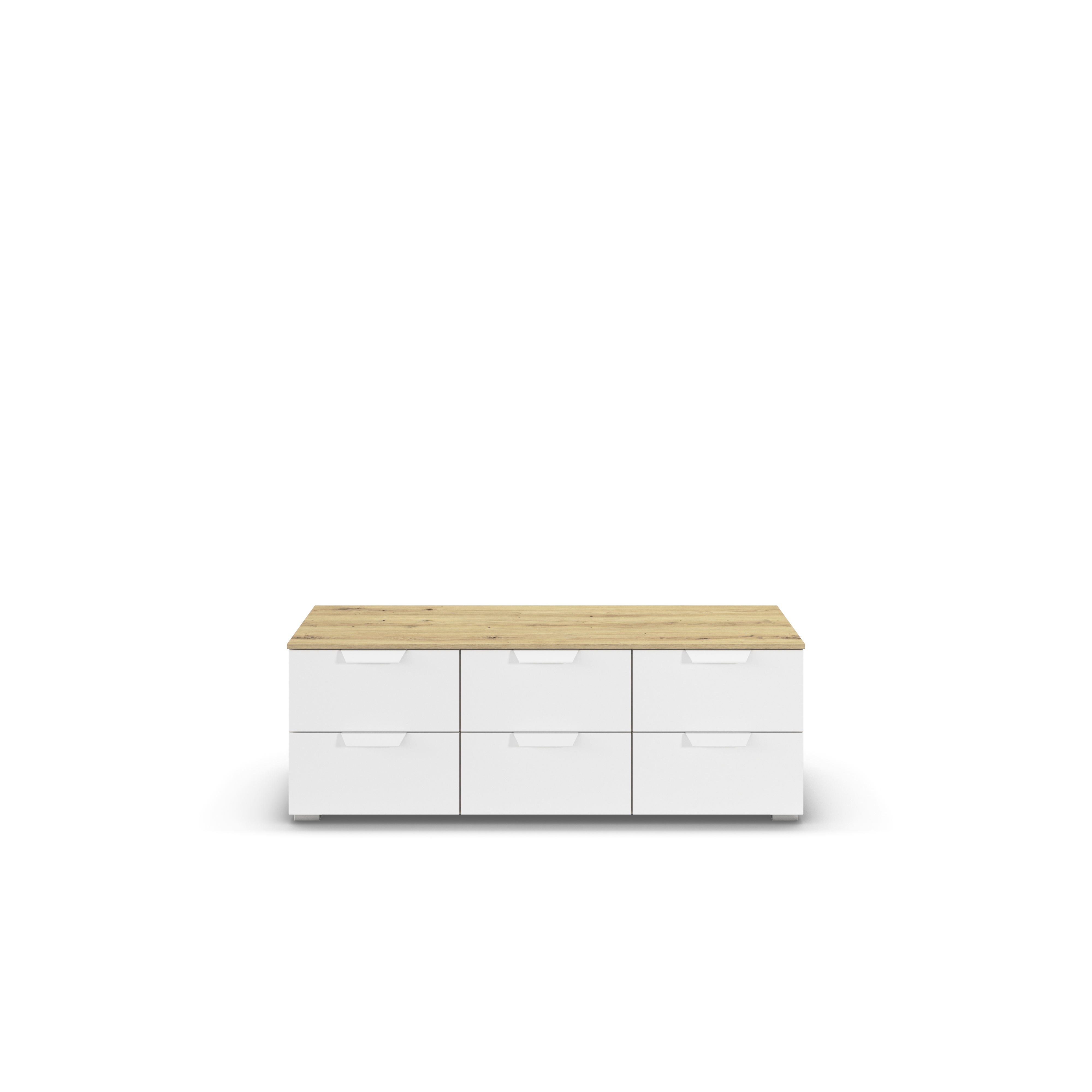 TV-Element, alpinweiß/Eiche Artisan Dekor - MyStyle 5002