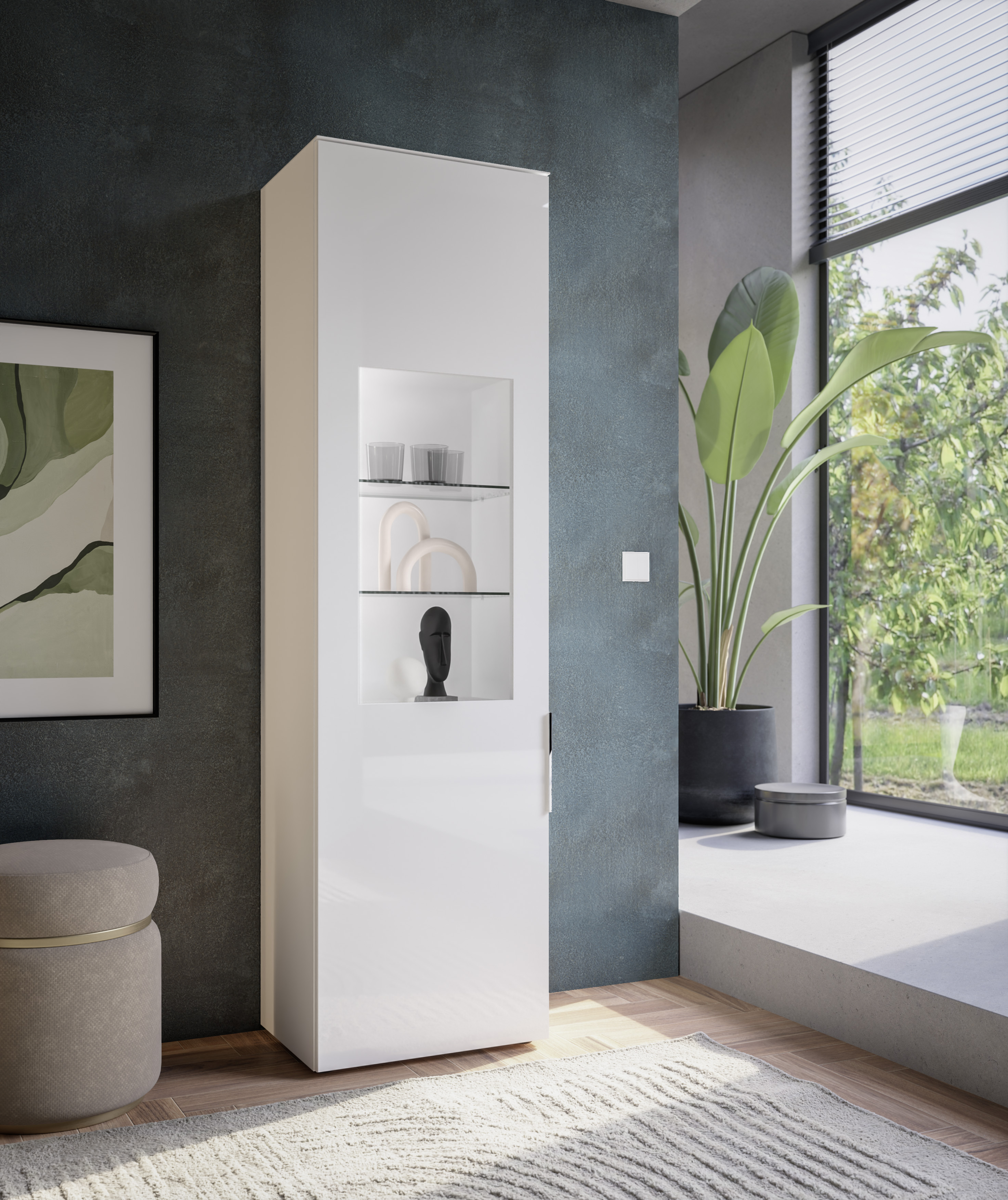 Vitrine, mit Beleuchtung - MyStyle 2044